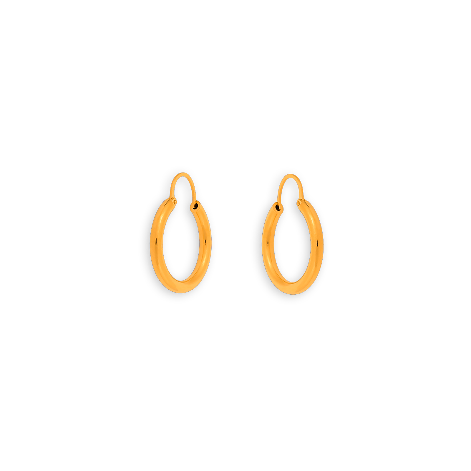 créoles or 9 carats 20mm
