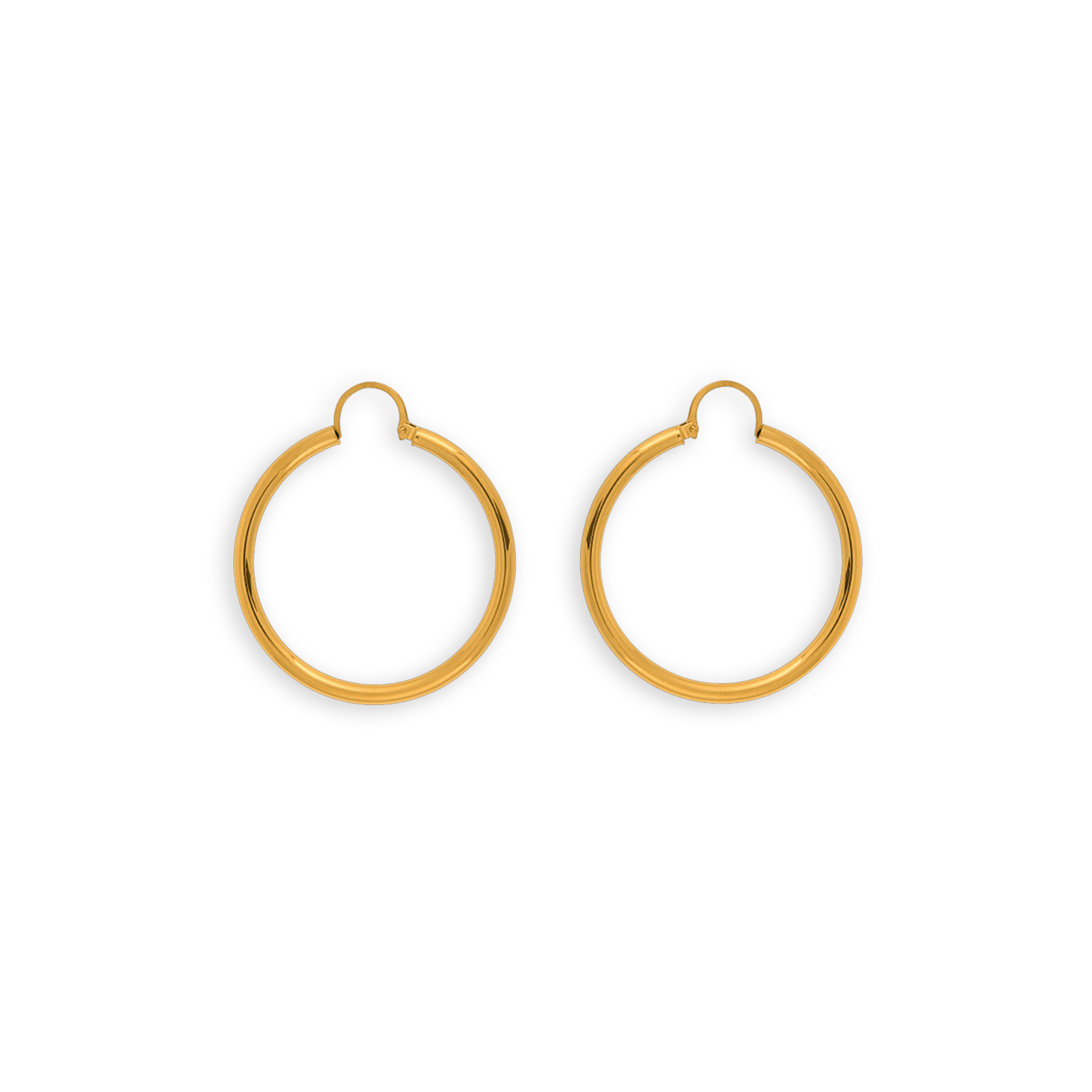 créoles or 9 carats 35mm