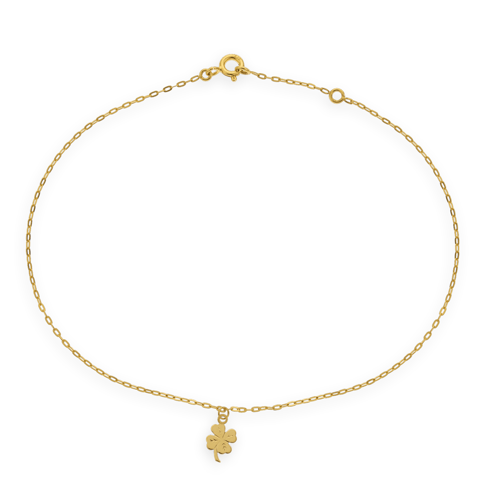 Chaîne Cheville Or375 Trèfle