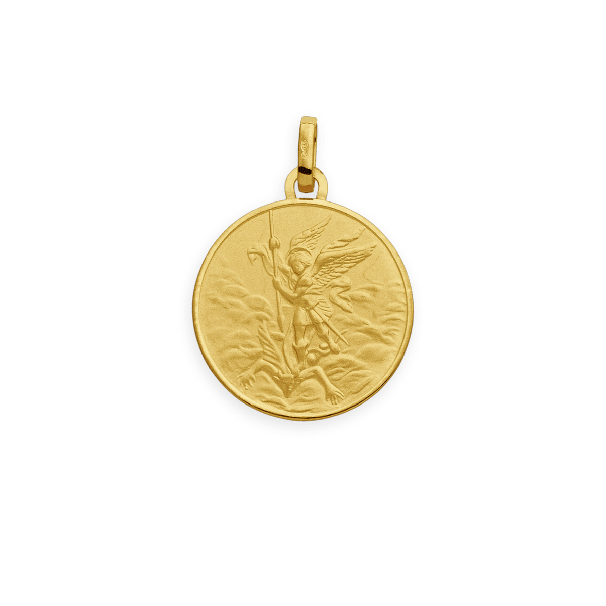 Médaille Or 375 Saint Michel 17*24mm Avec Bélière