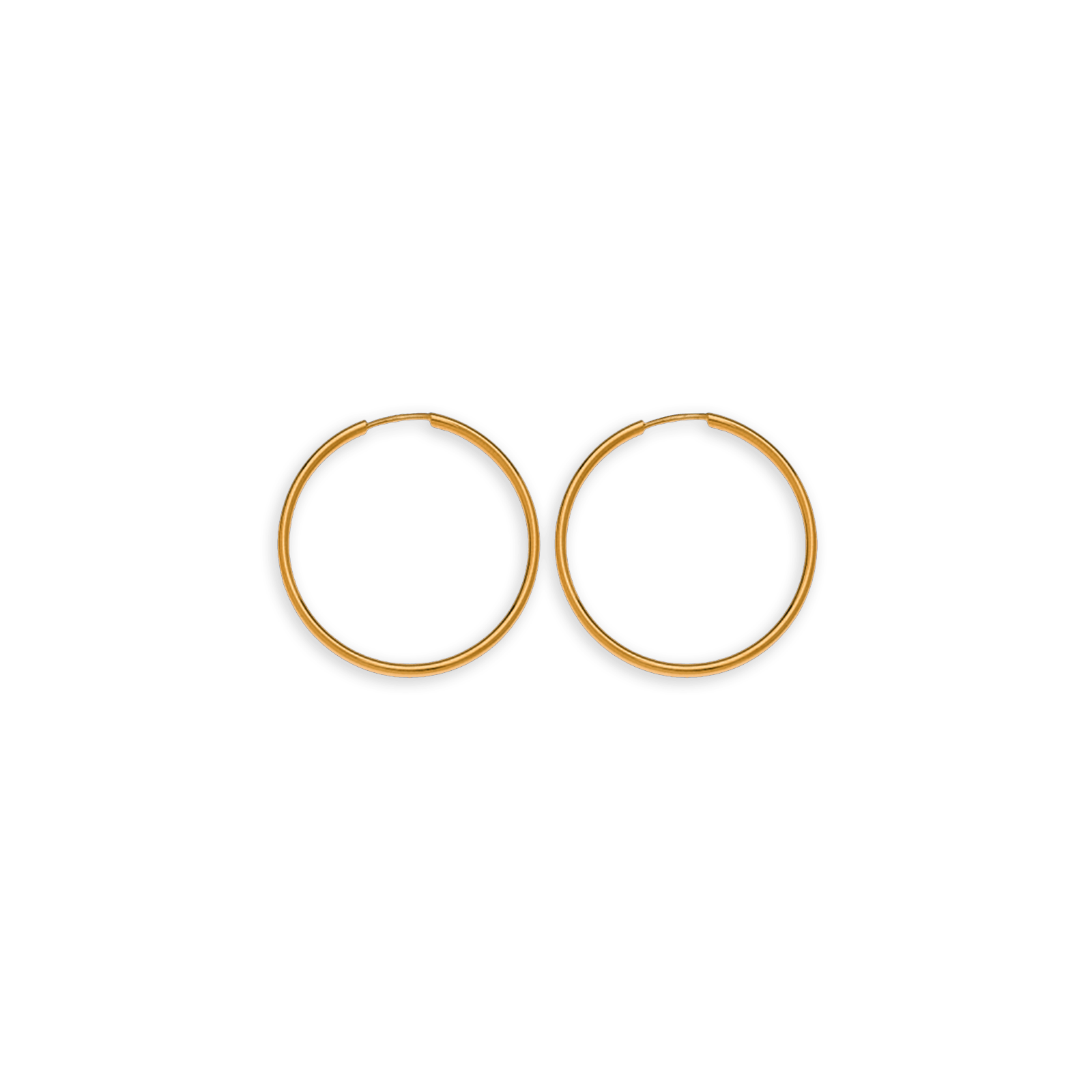 créoles or 9 carats 25mm