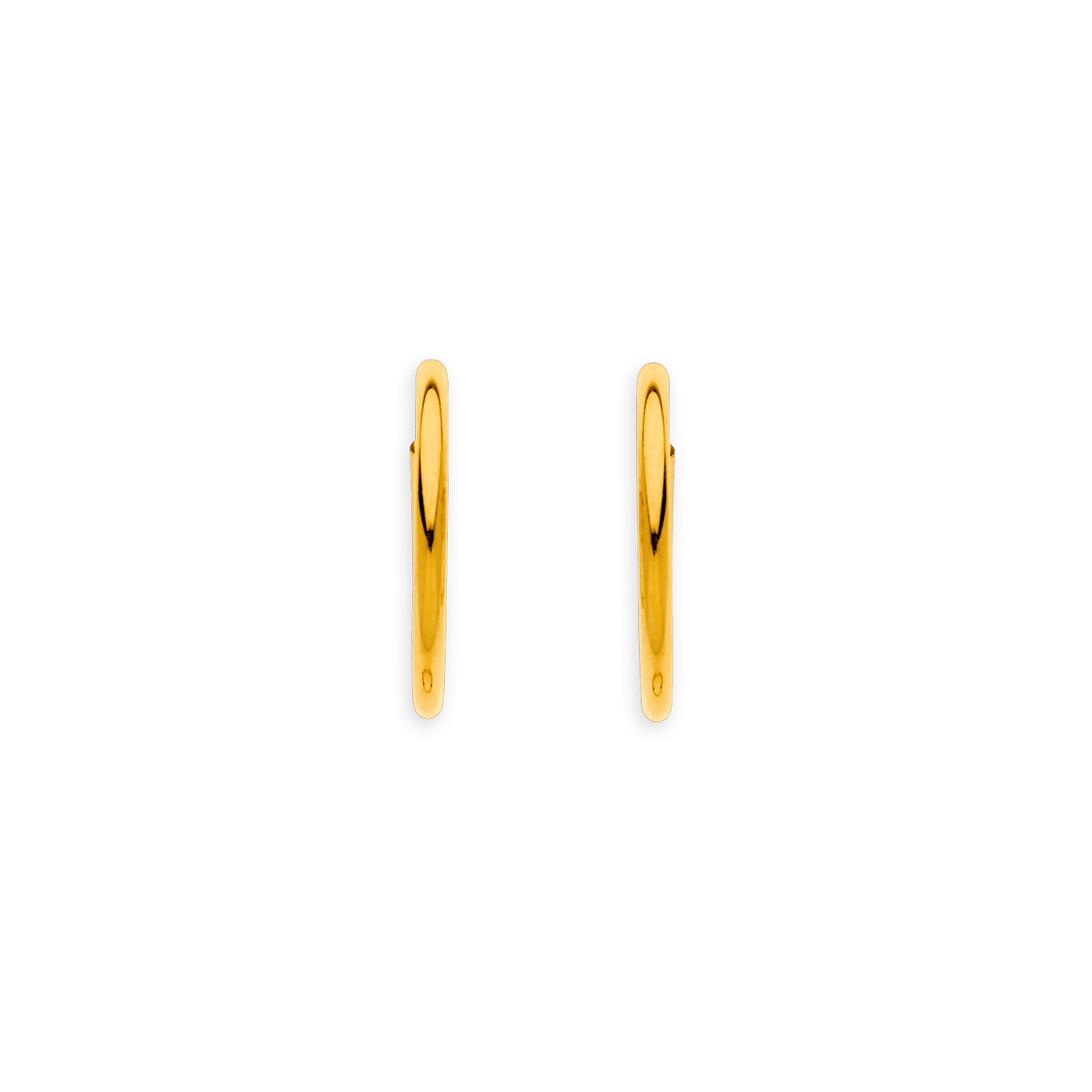 Créoles Or 375 20mm Tube 2mm