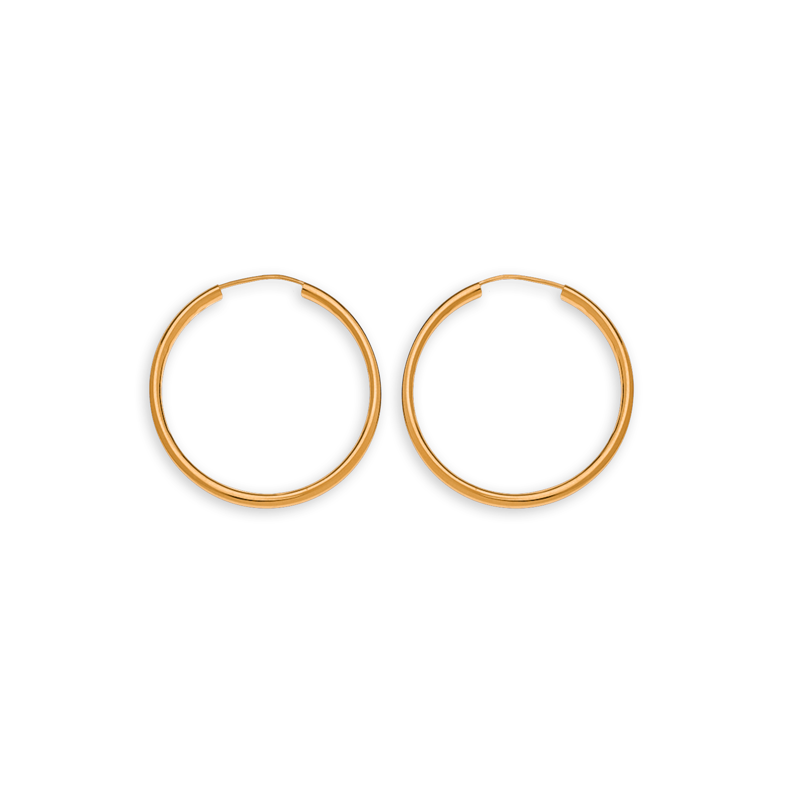 créoles or 9 carats flexibles 30mm