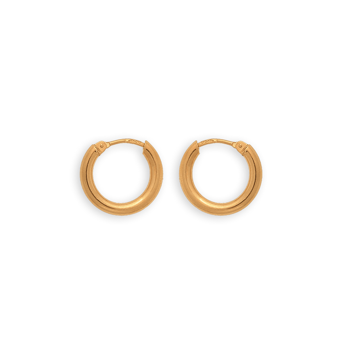 Créoles Or 375 16mm Tube 2.5mm
