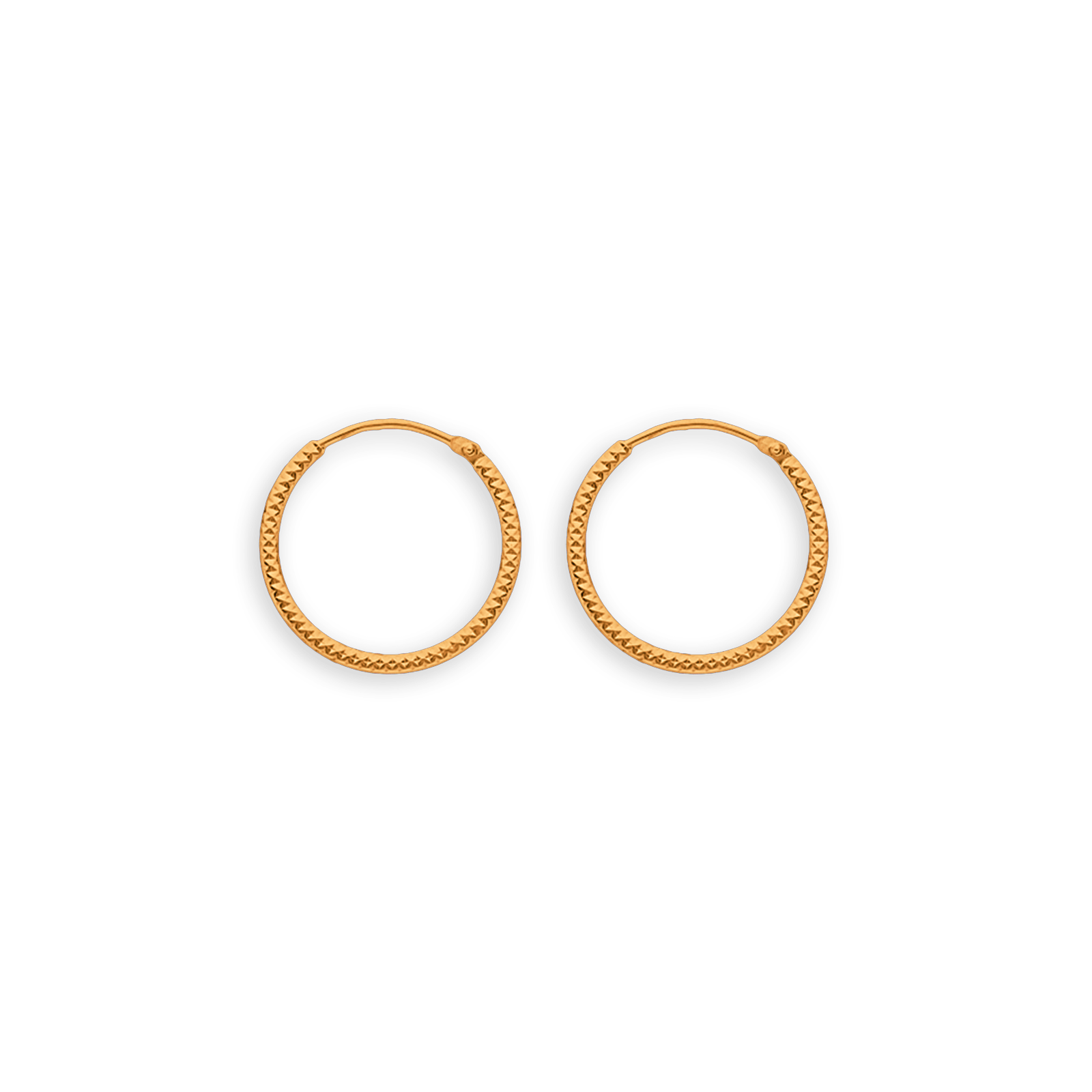 créoles or 9 carats 25mm