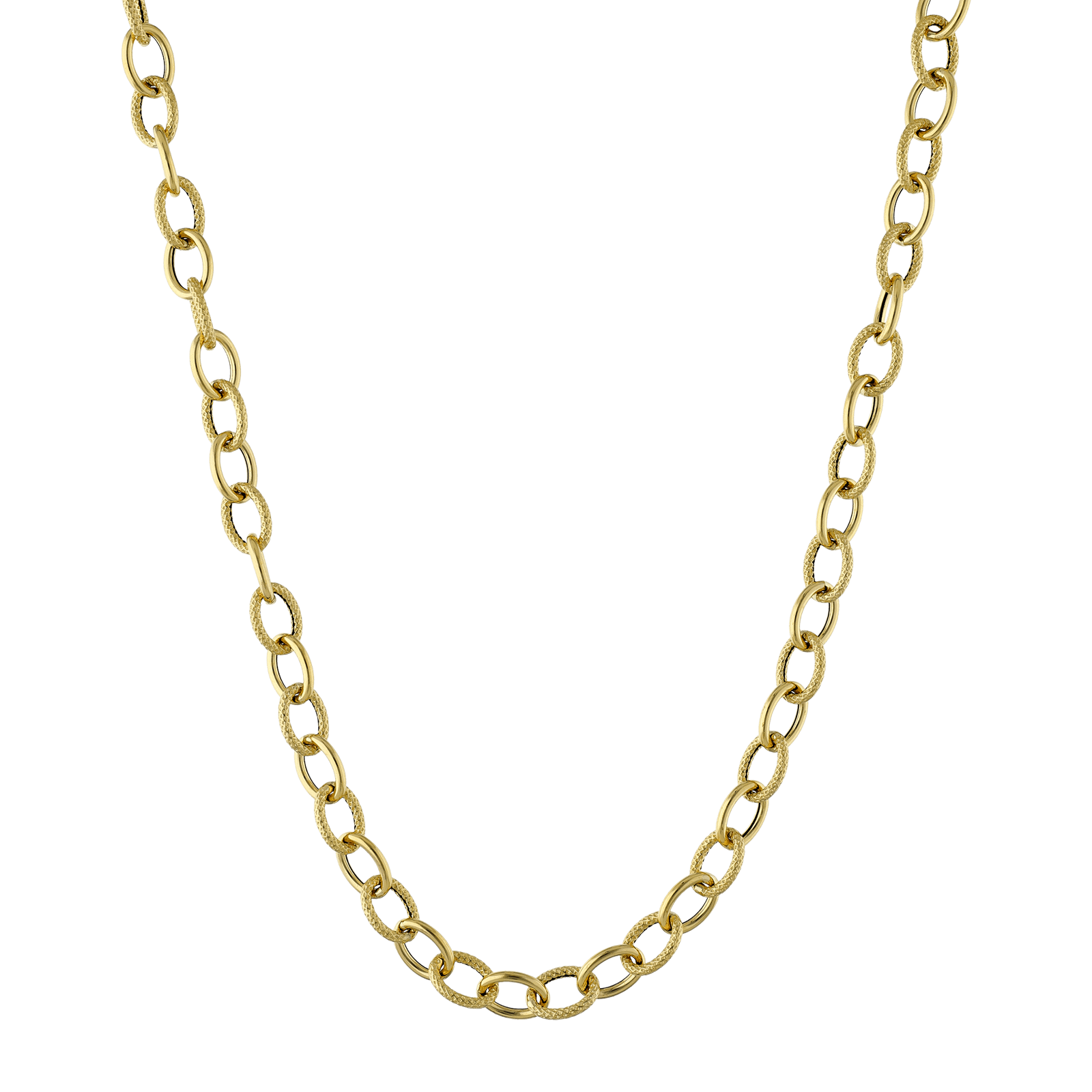 Collier Forçat antillais Lisse et Godronné 50 centimètres