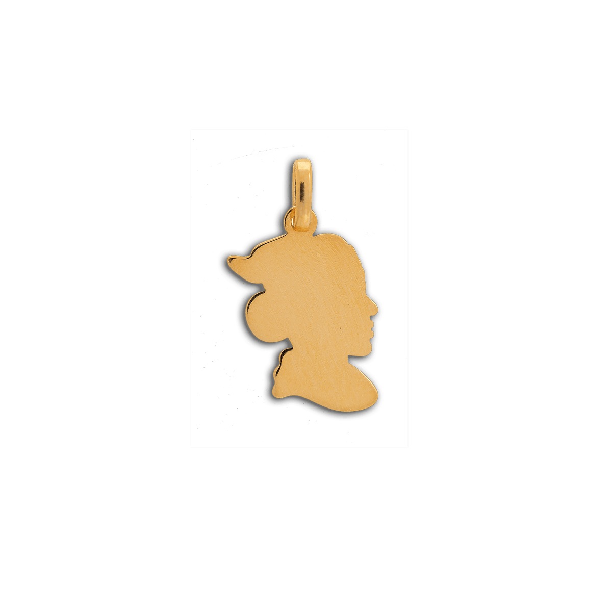 Pendentif Or 750 Cayennaise 10.5*20mm Avec Bélière