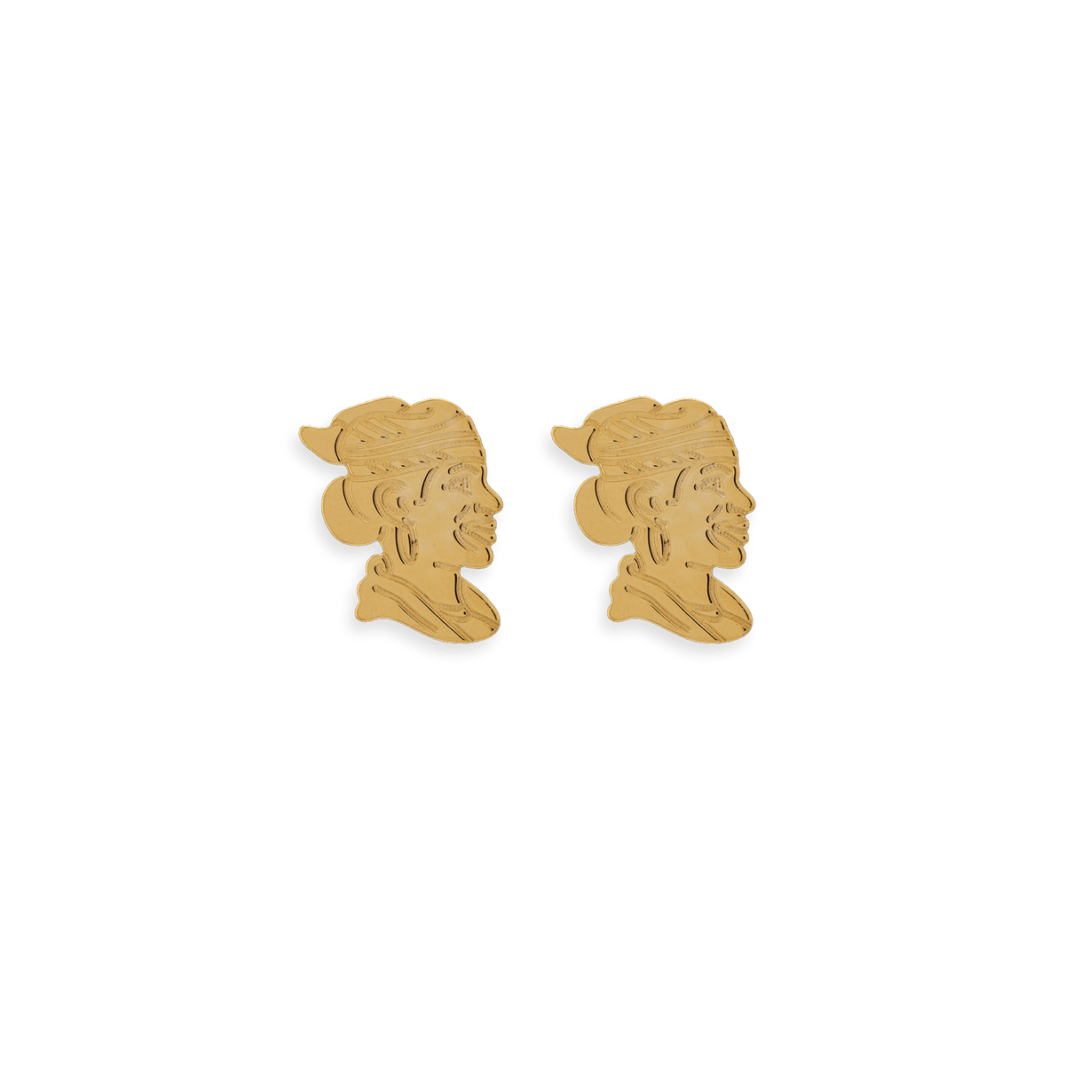 Boucles D'oreilles Cayennaise Or 750 7.5*10mm