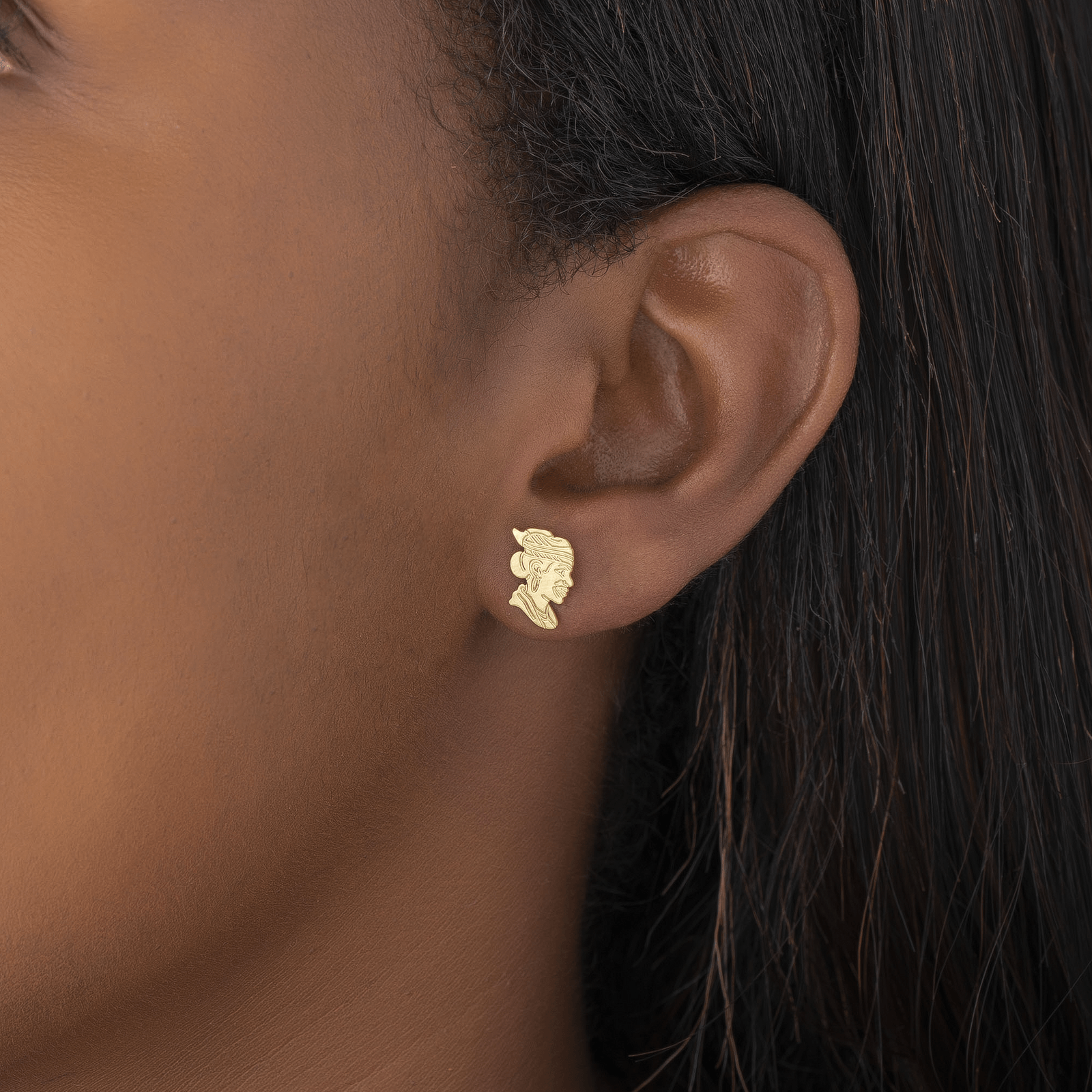 Boucles D'oreilles Cayennaise Or 750 7.5*10mm