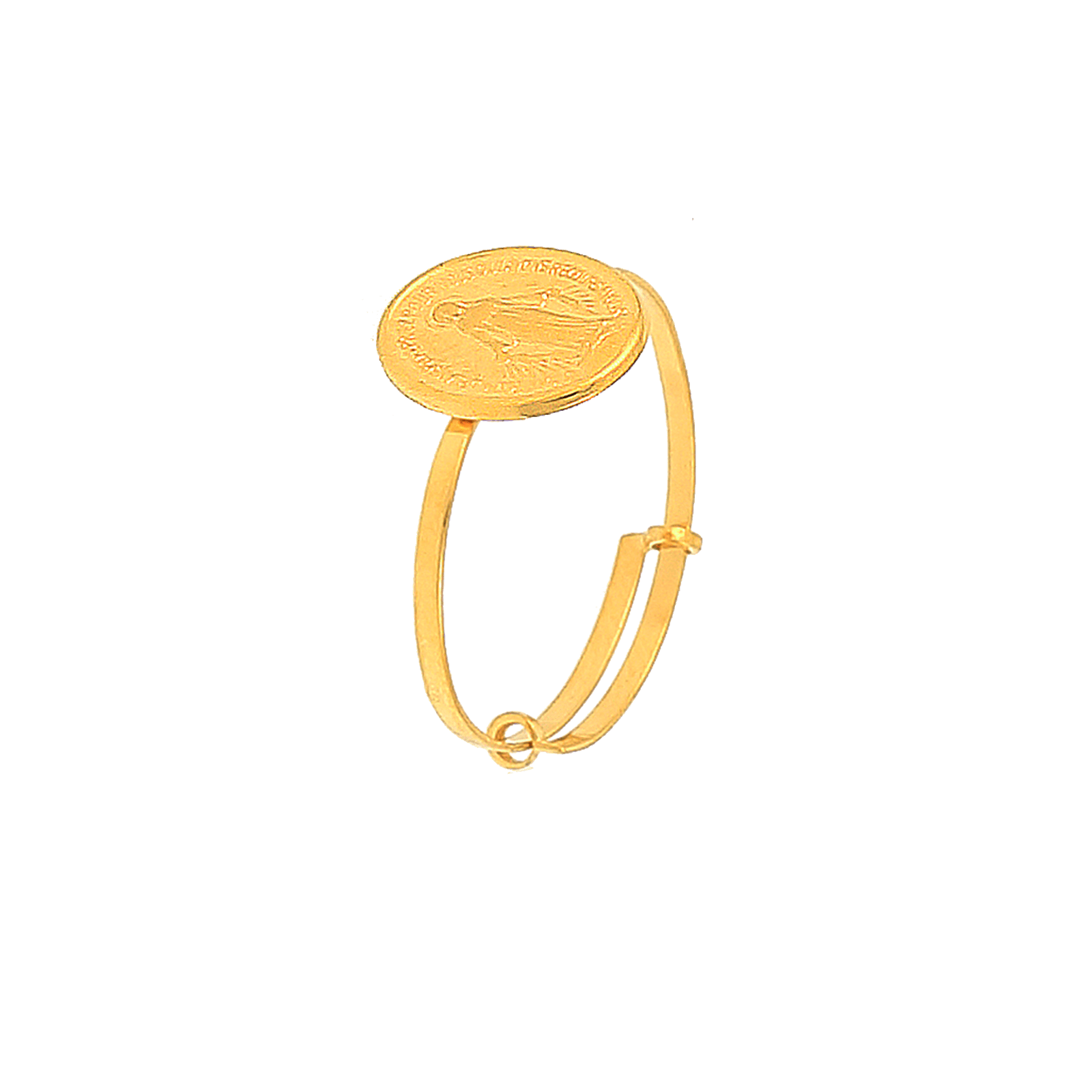 Bague Or375 Vierge Miraculeuse Ajustable