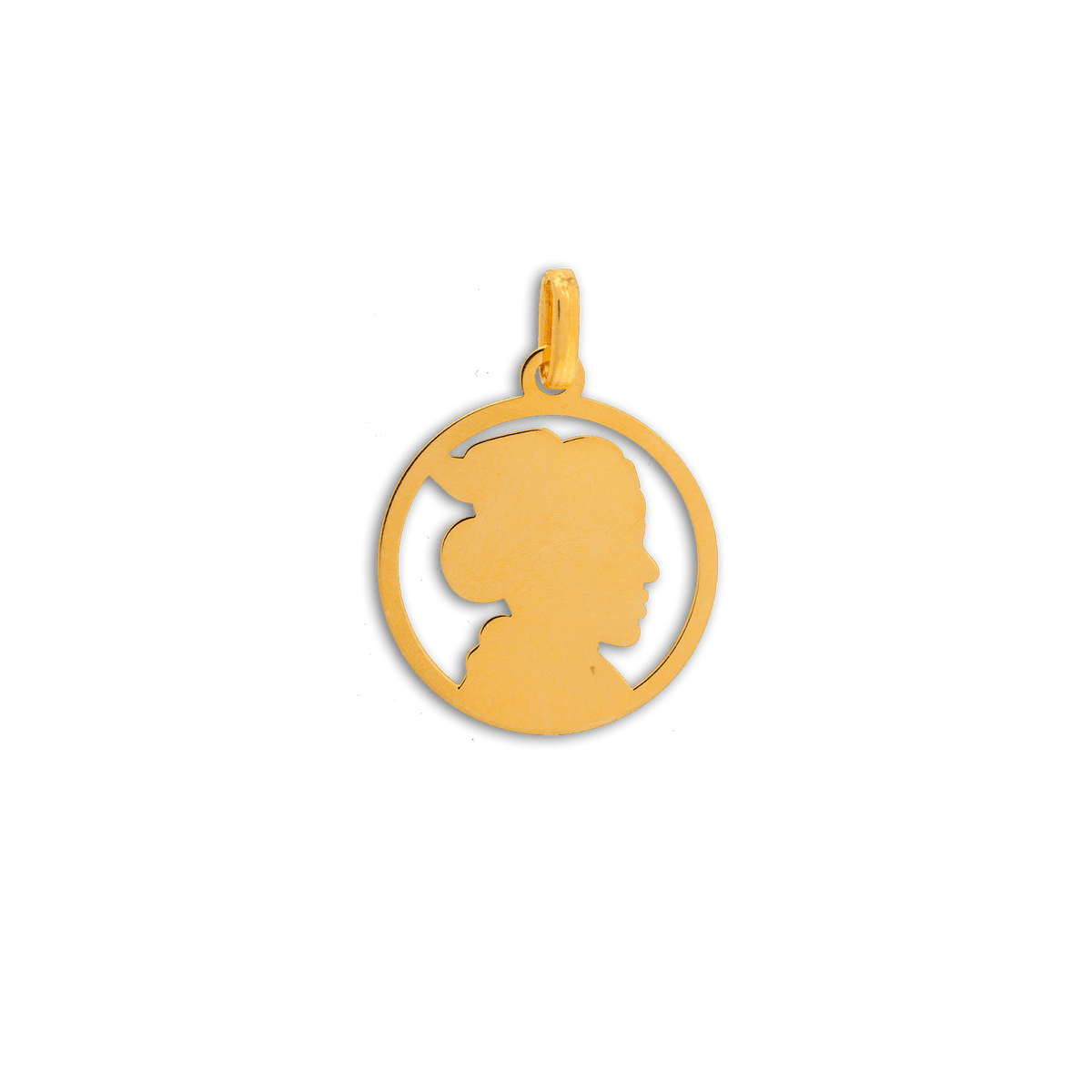 Pendentif Or 750 Cayennaise Email 15.6*20mm Avec Bélière