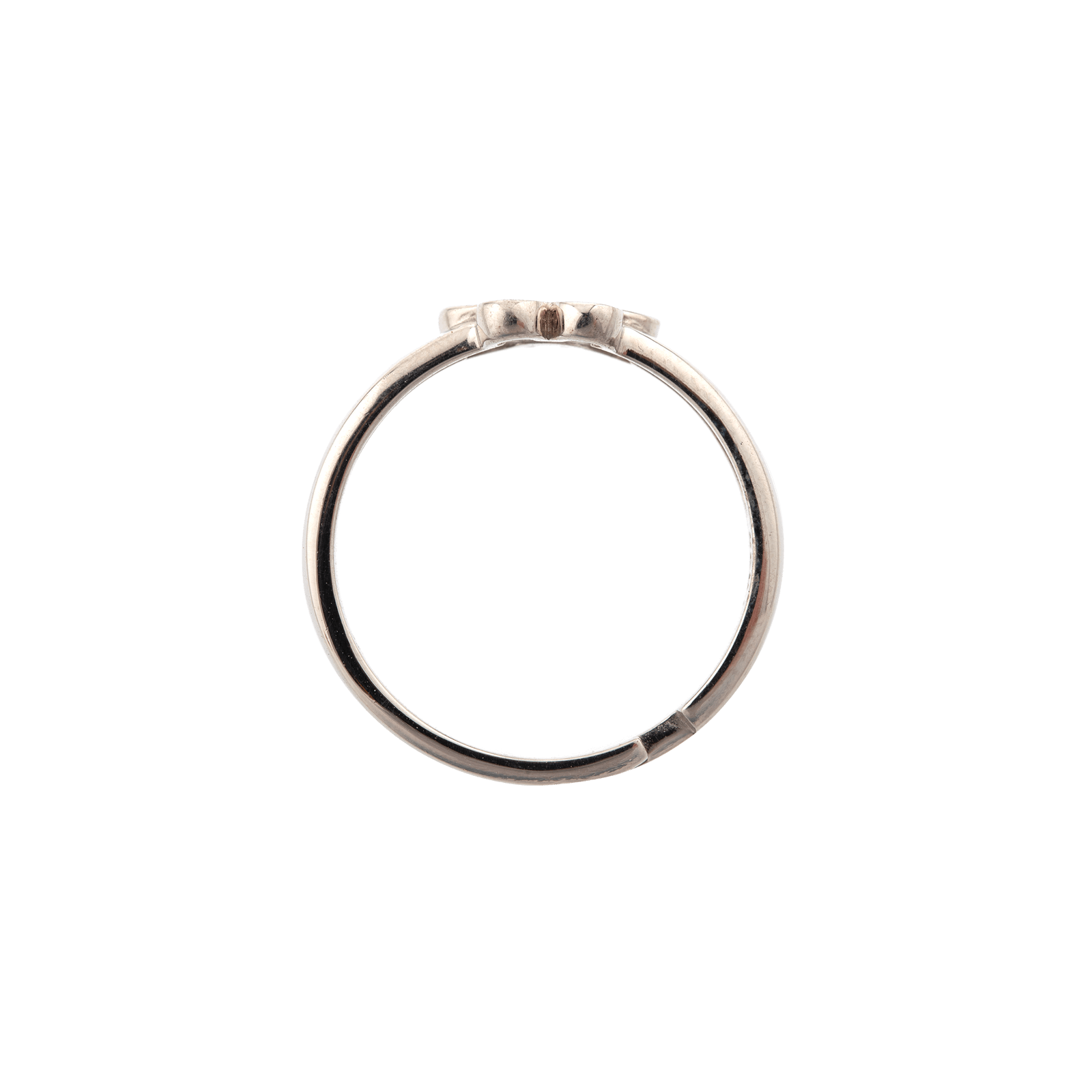 Bague Ajustable Argent925 Papillon Email Rose Violet
