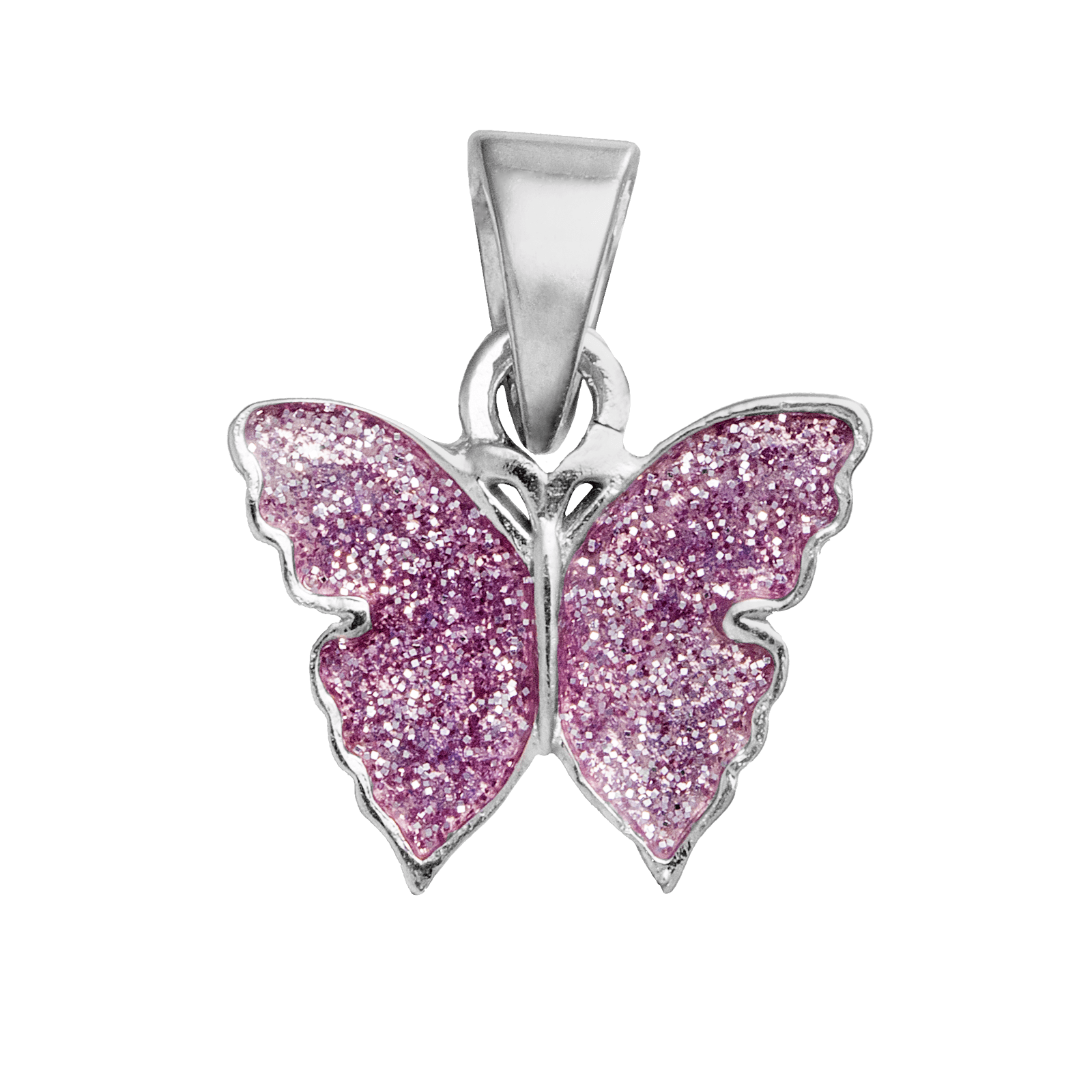 Pendentif papillon Rose