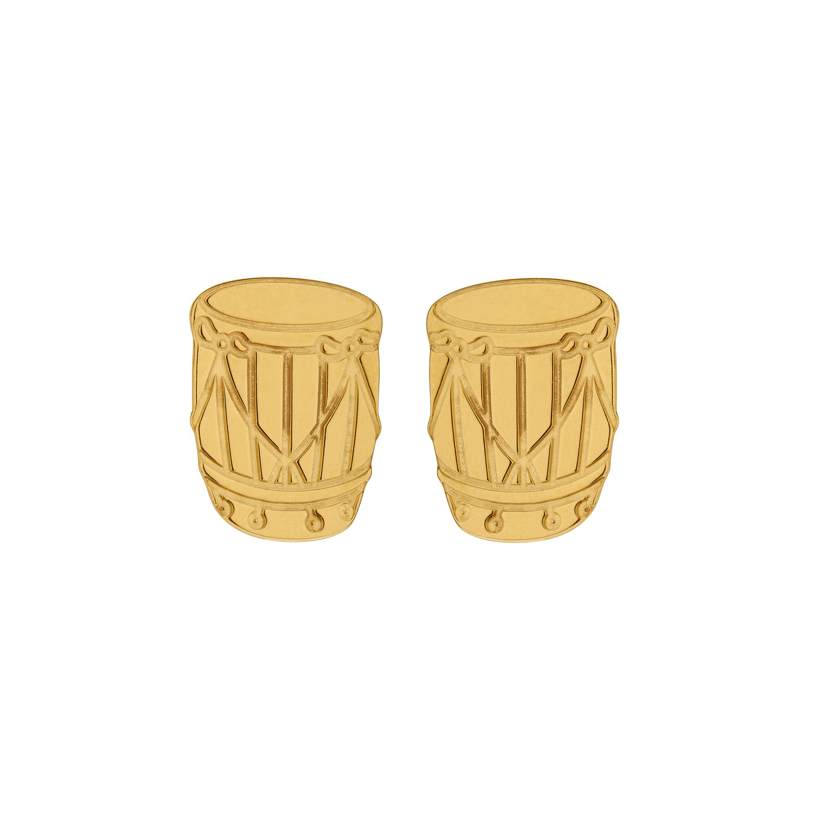 Boucles D'oreilles Gwoka 7*9mm Or375
