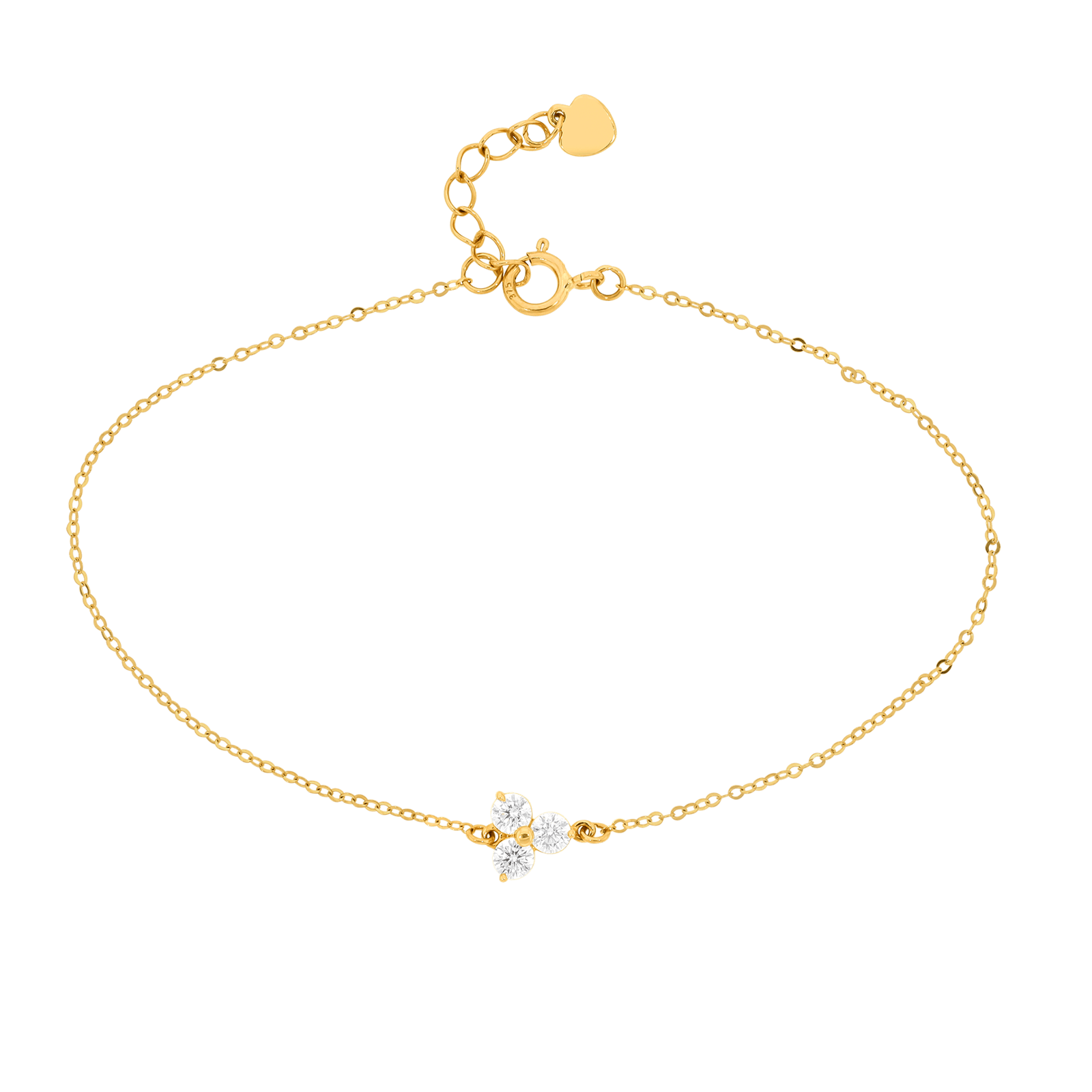 Bracelet 3 Oxyde de Zirconium 17 plus 2 centimètres