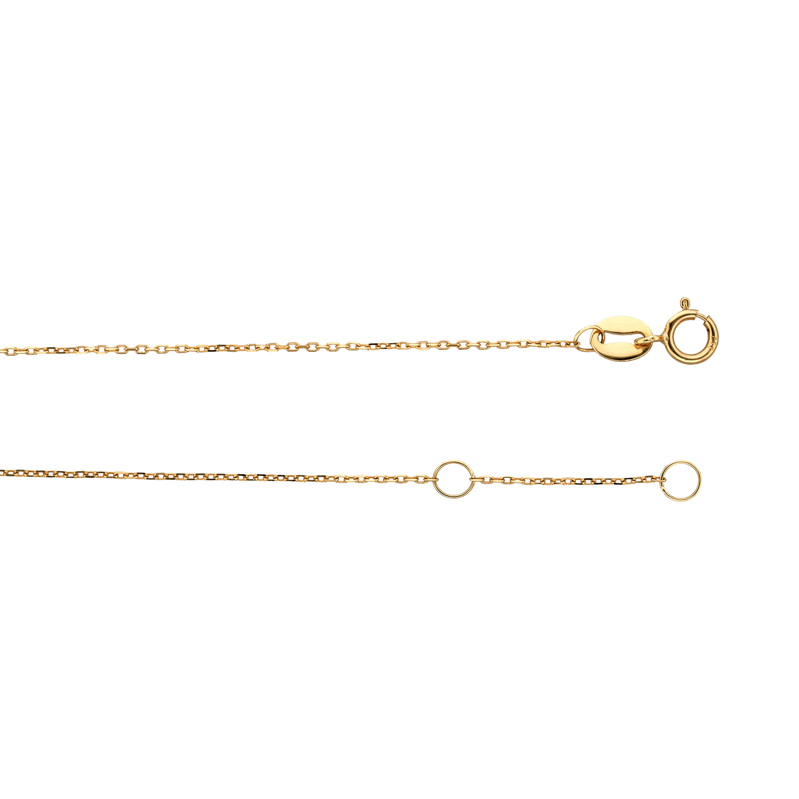 Bracelet fantaisie double coeur lisse et Oxyde de Zirconium 16 plus 2 centimètres