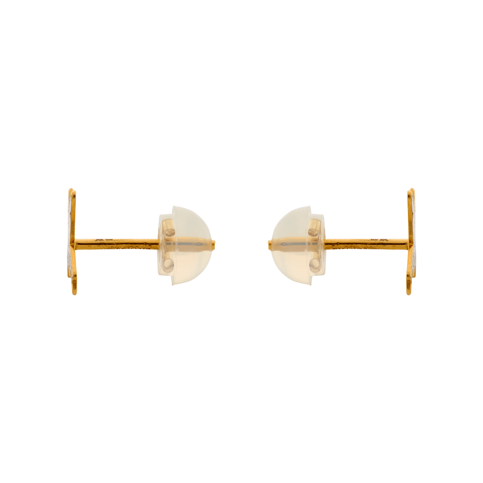 Boucles d’oreilles puce Colibris en émail pailleté