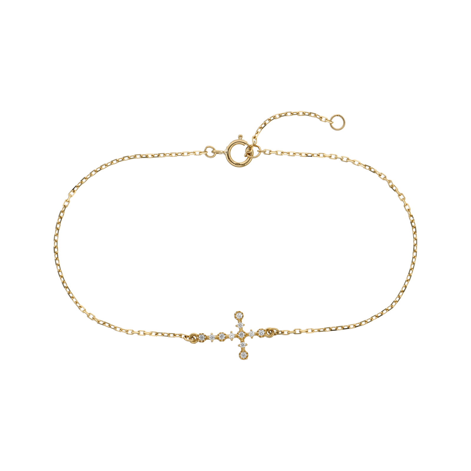 Bracelet Croix 17 plus 2 centimètres