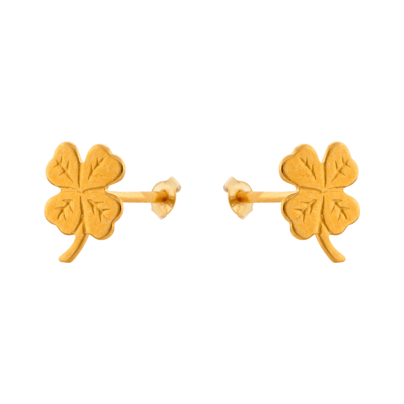 Boucles d’oreilles au motif trèfle