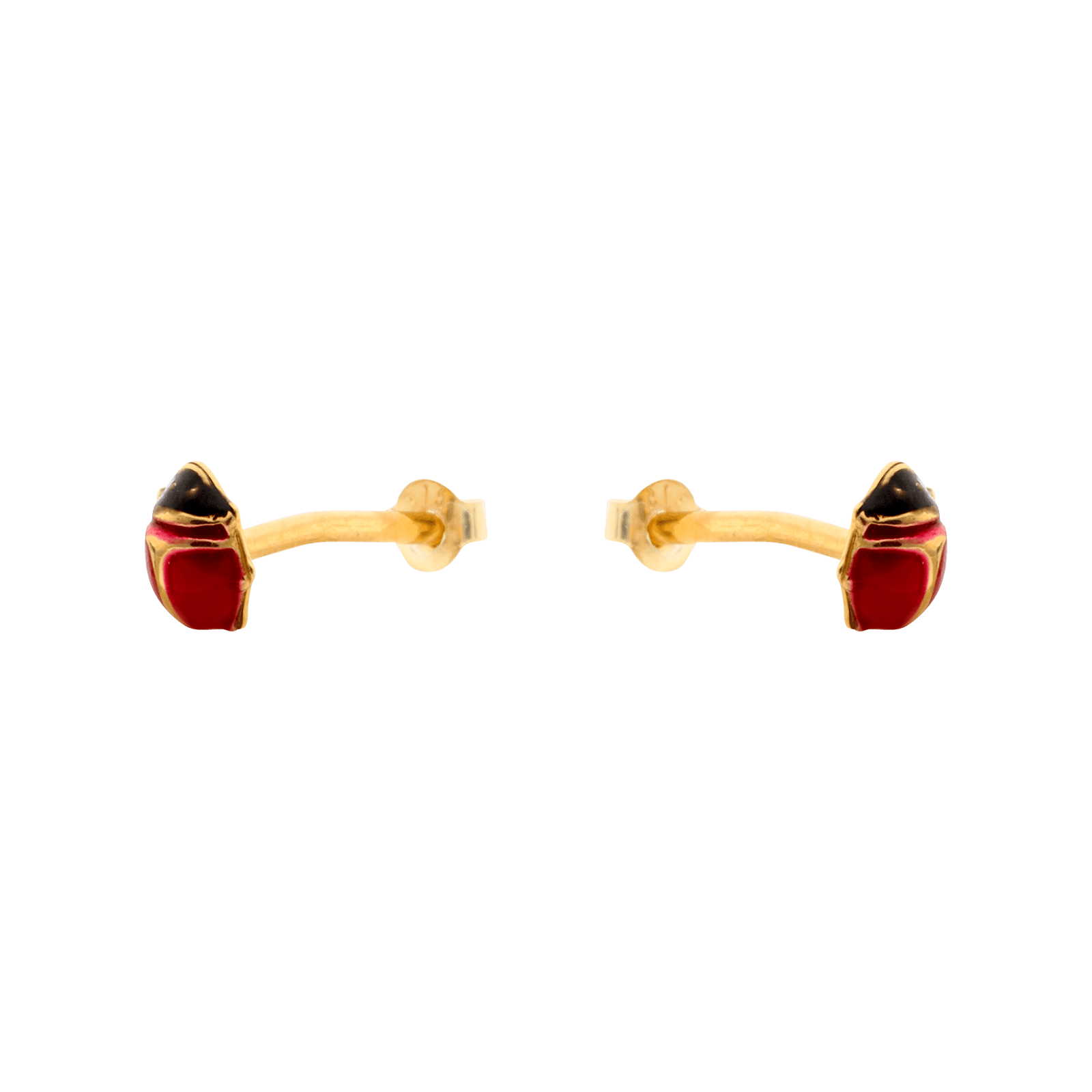Boucles d’oreilles coccinelles
