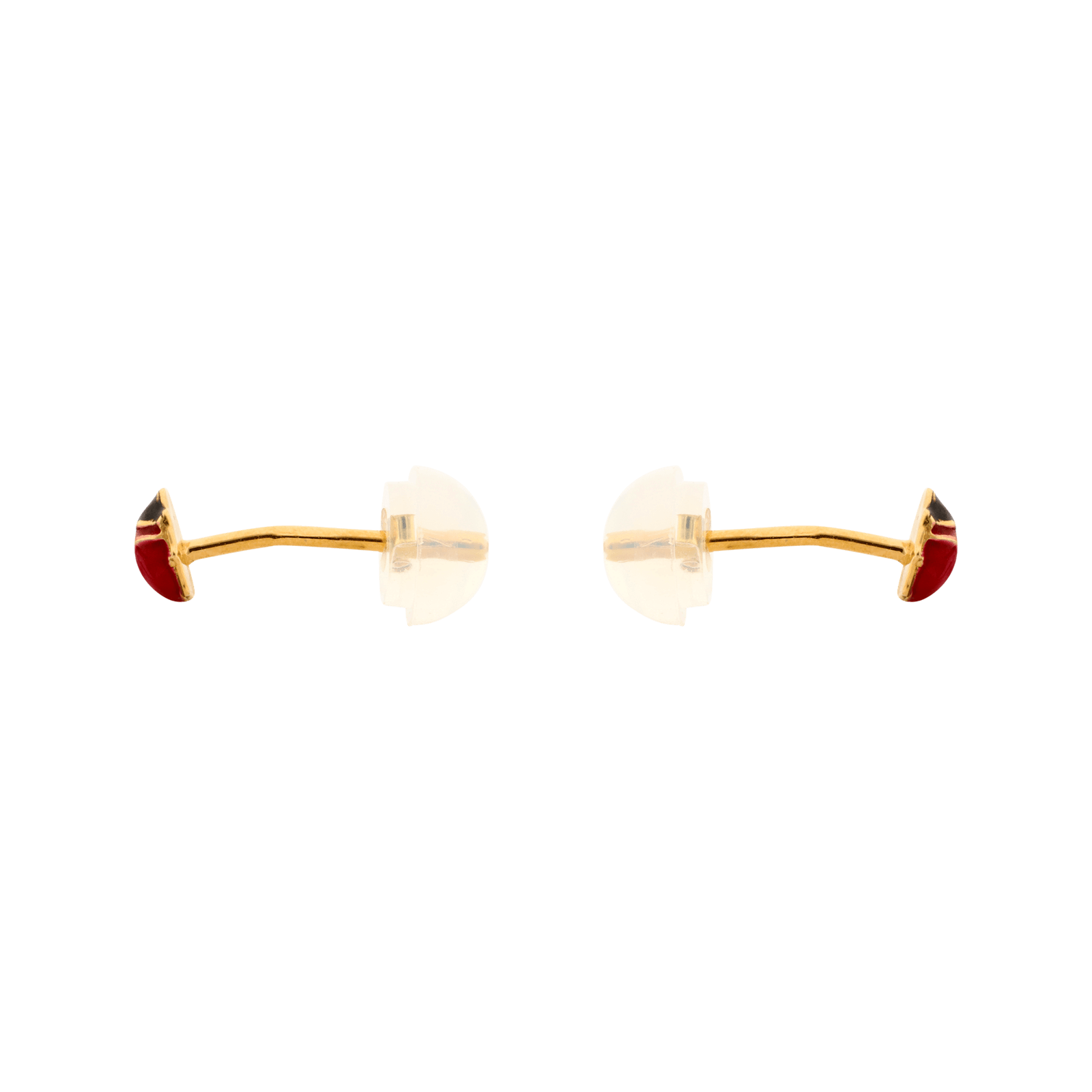 Boucles d’oreilles coccinelles