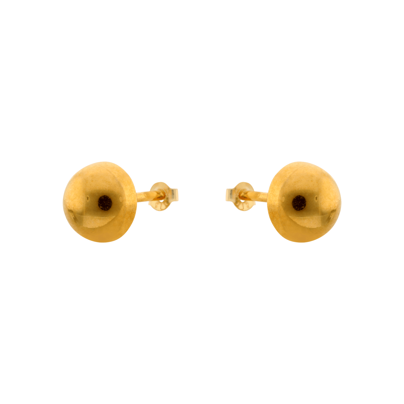 Boucles d’oreilles demi-boules 6 mm