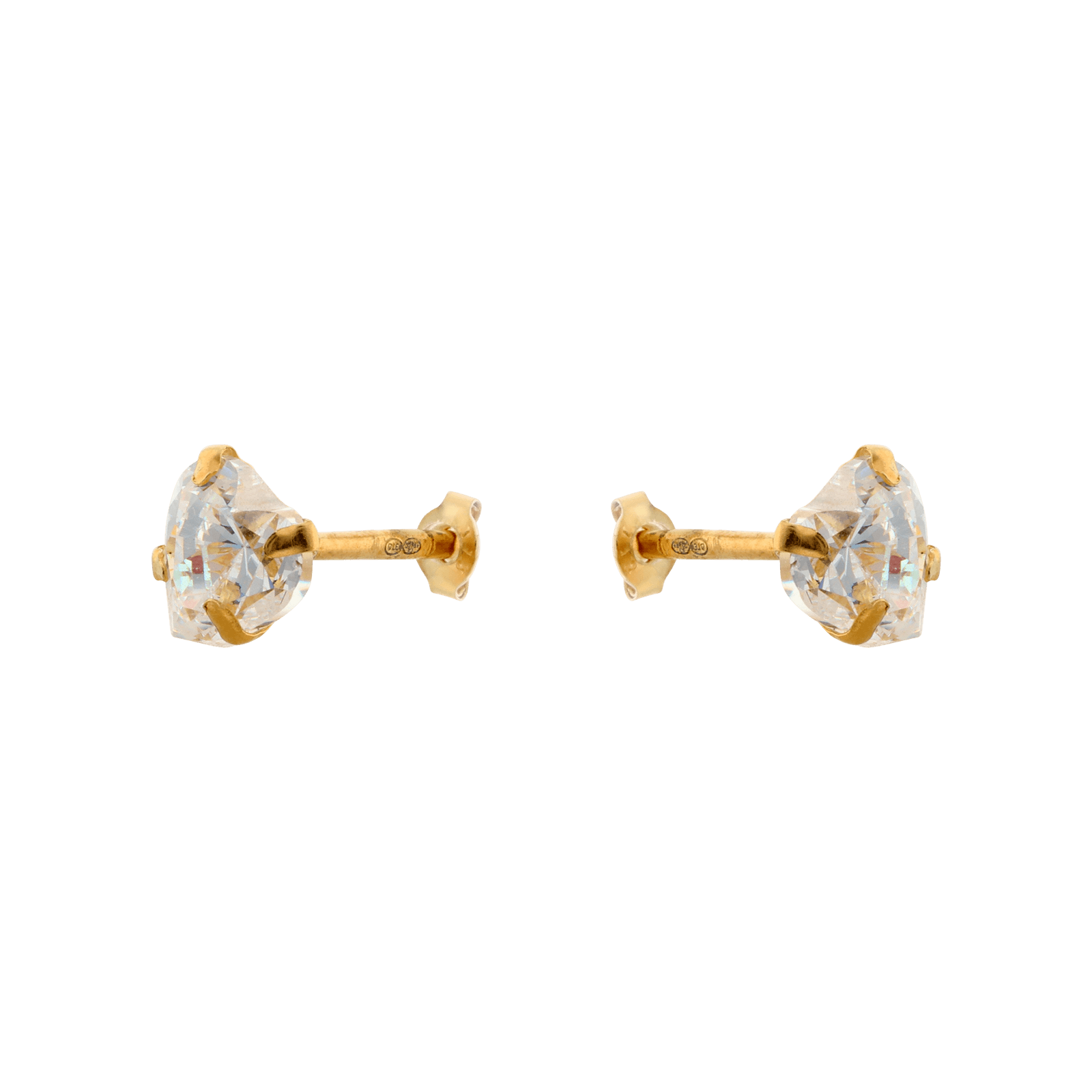 Boucles d’oreilles puce Cœur OZ
