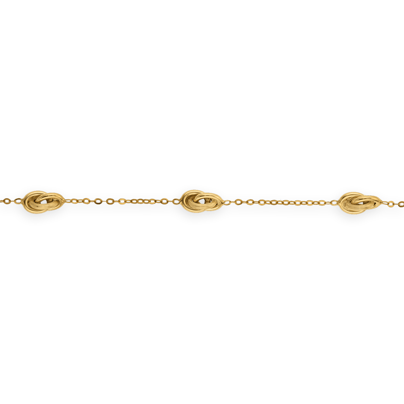 Bracelet Or 375 Maille Forçat Nœuds Forçat Antillais 6*10mm 18cm