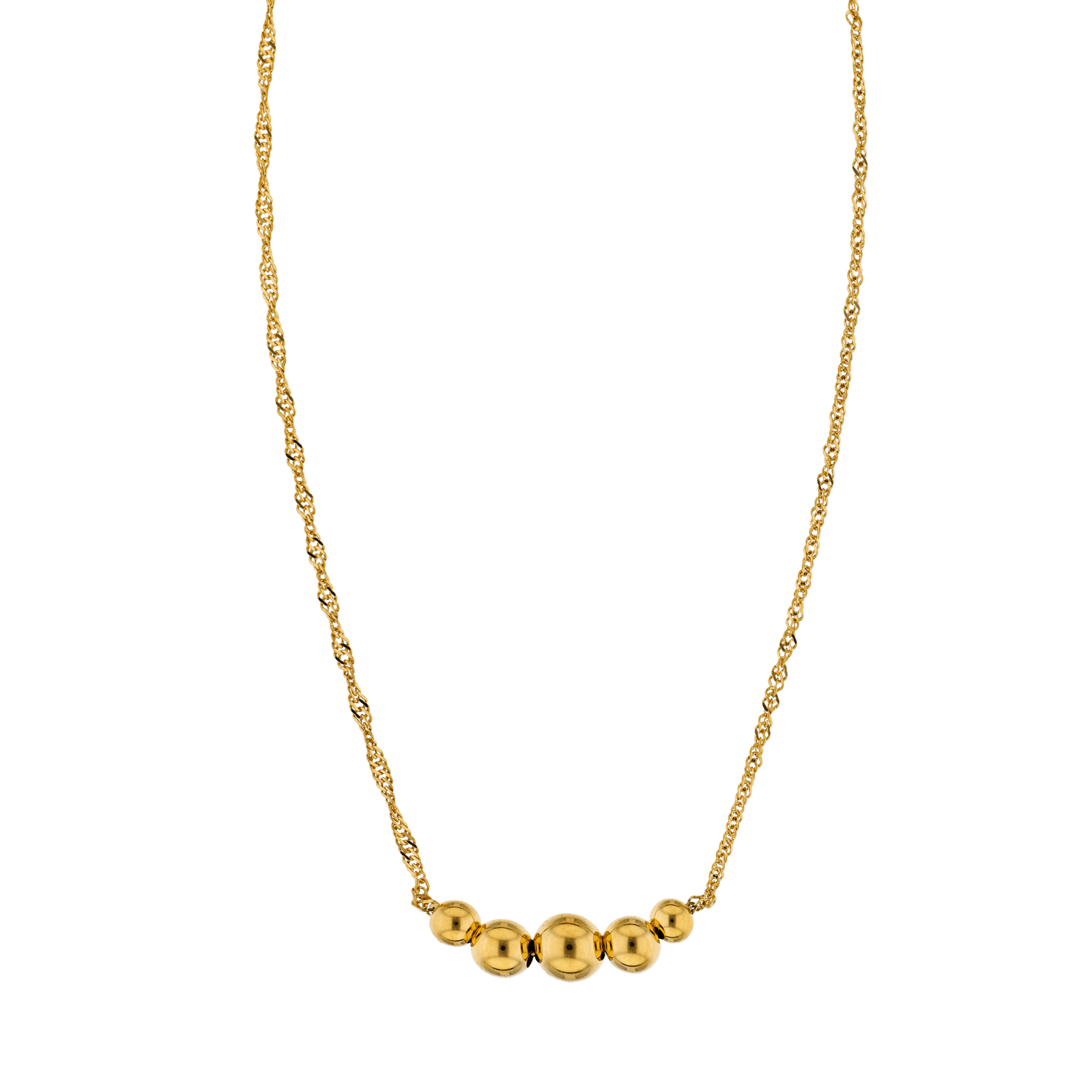 Collier singapour plus 1 jeu de boules 45 centimètres