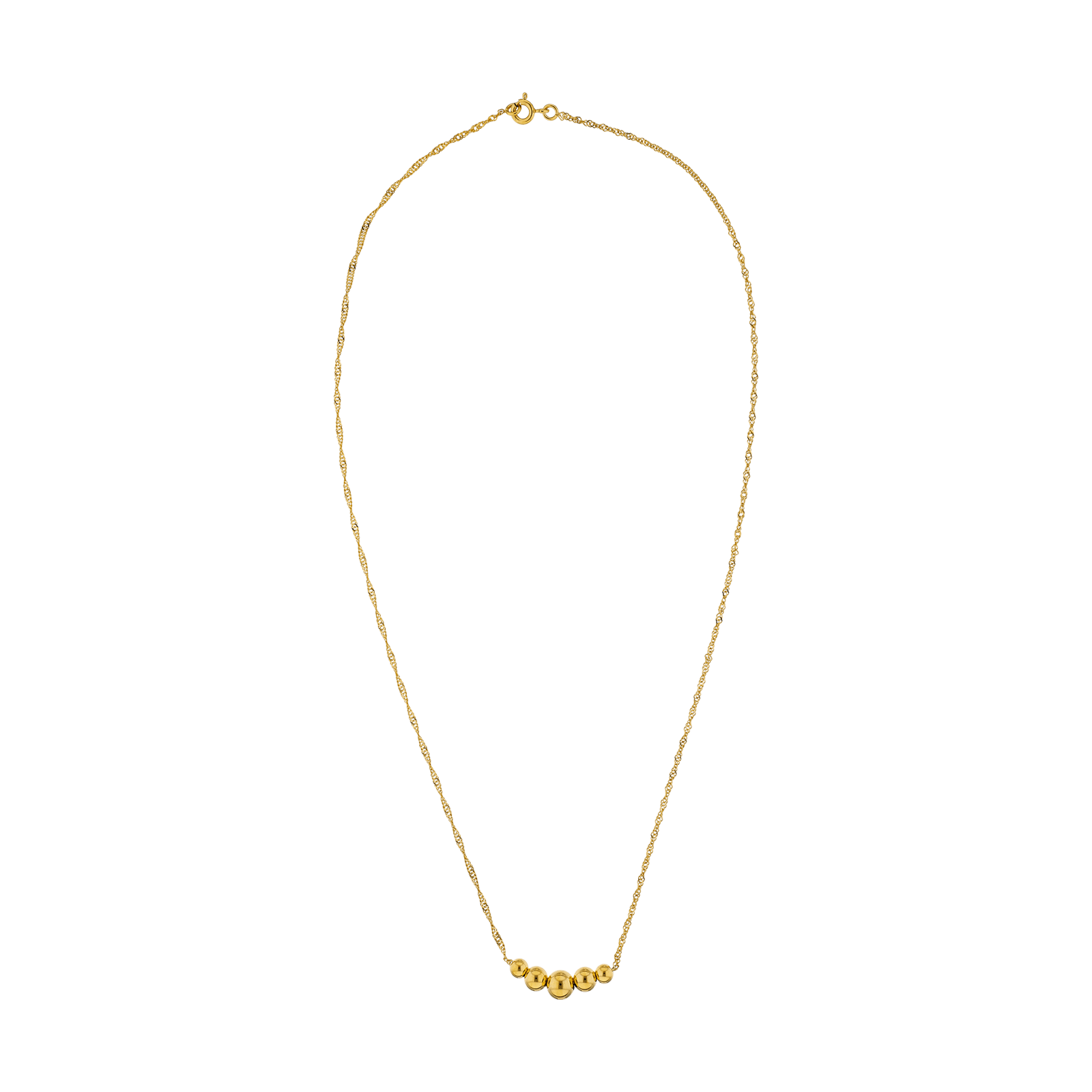 Collier singapour plus 1 jeu de boules 45 centimètres
