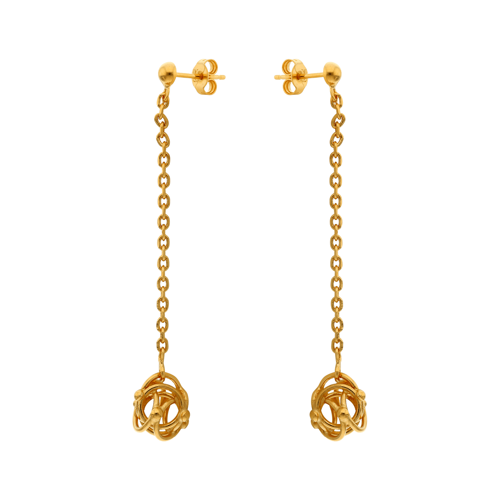 Boucles d'Oreilles Pendentif Cyclone Petit Modèle