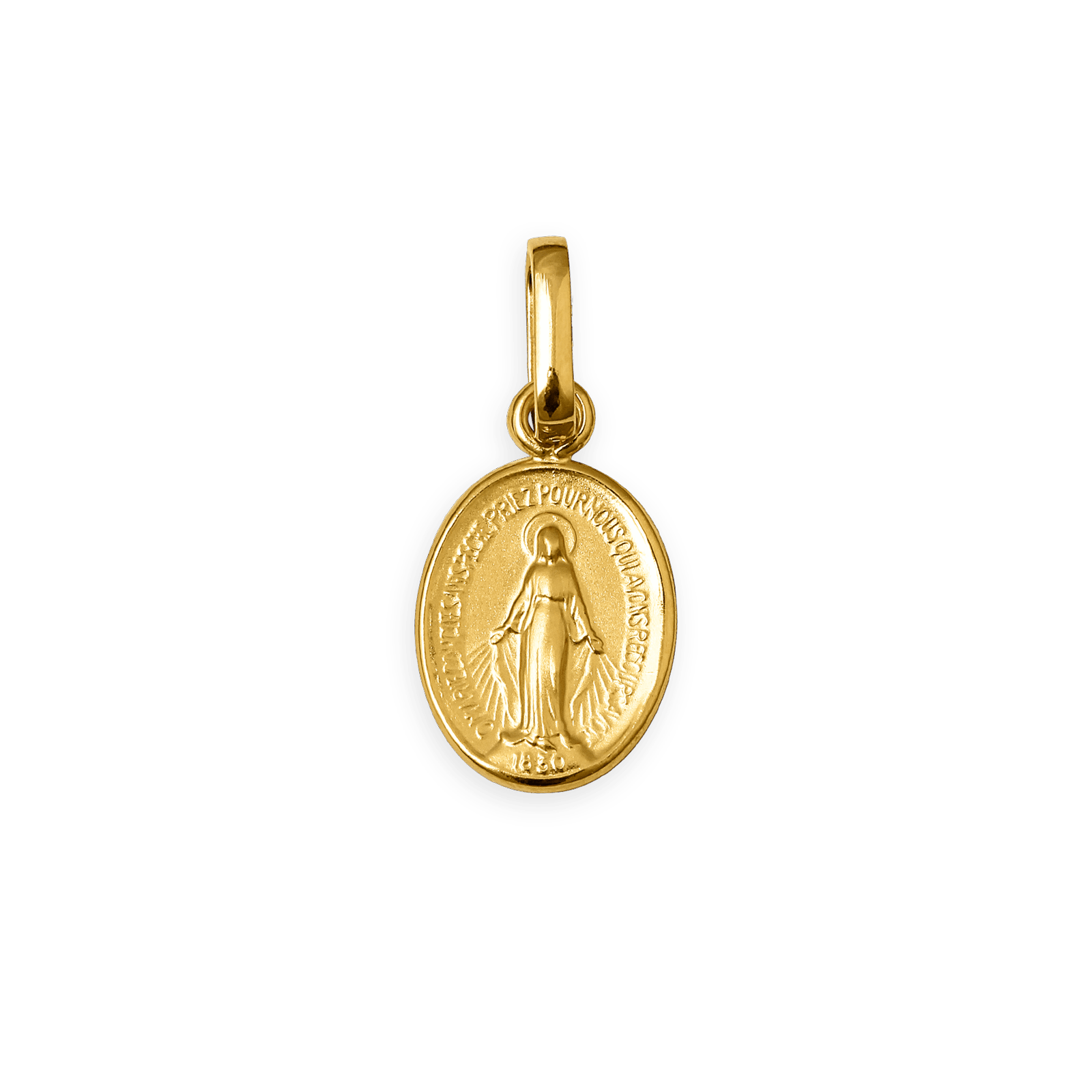 Médaille Or375 Vierge Miraculeuse avec bélière