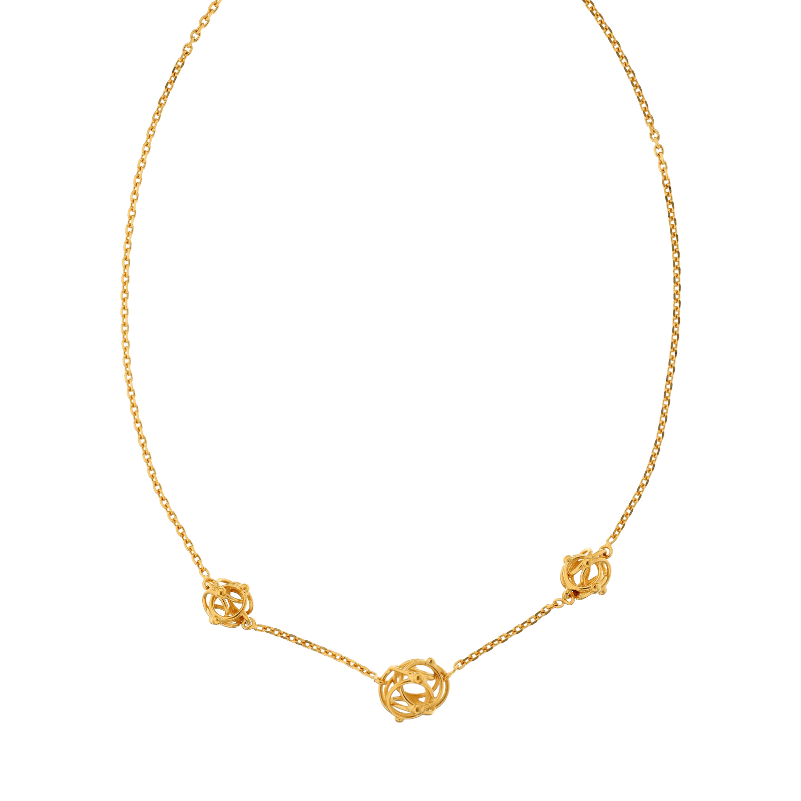 Collier Cyclone 3 motifs 1 Moyen 2 Petits