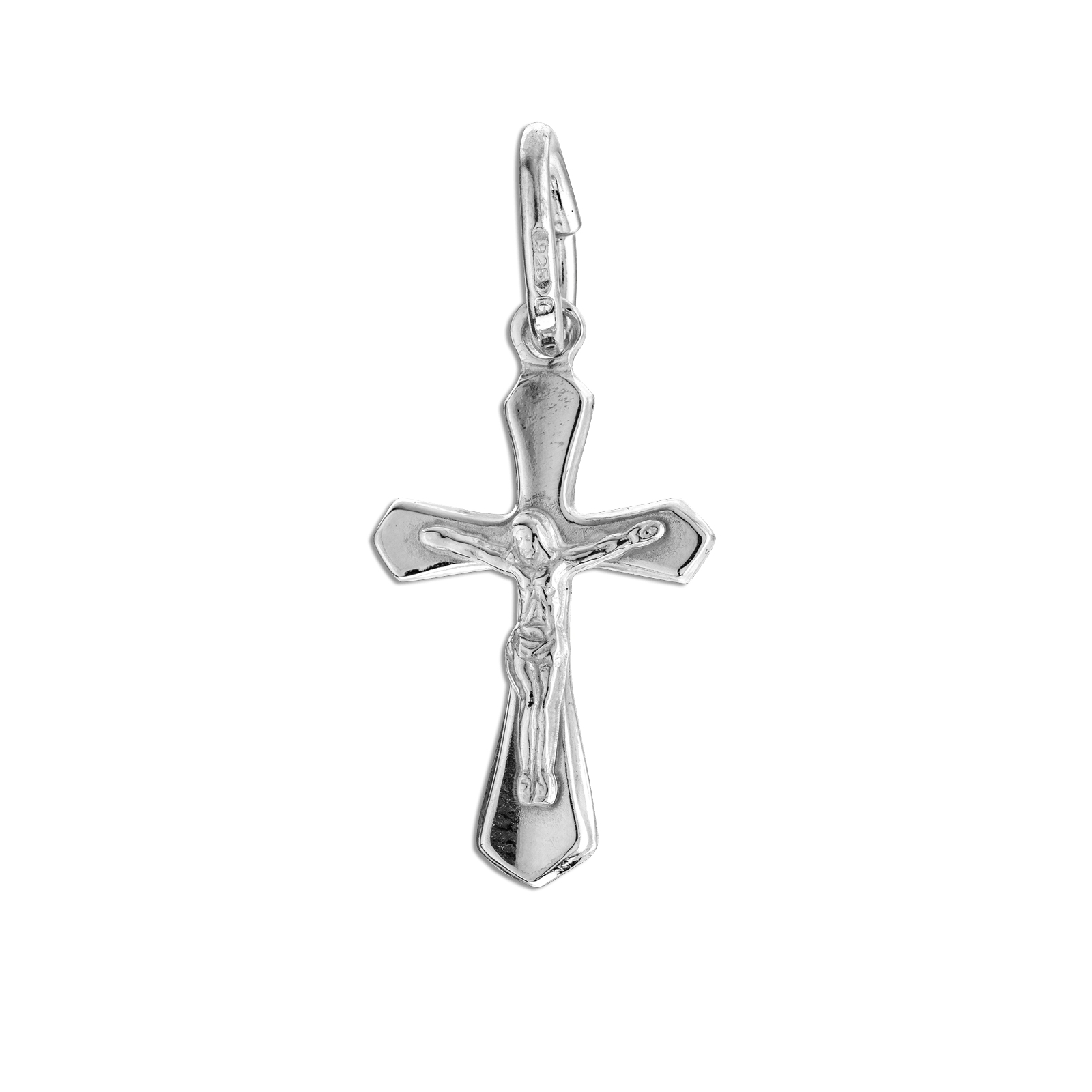 Croix Christ Argent925 avec bélière