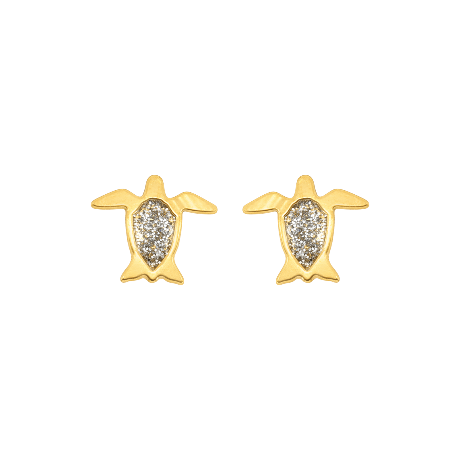 Boucles d'Oreilles Tortue pailletée