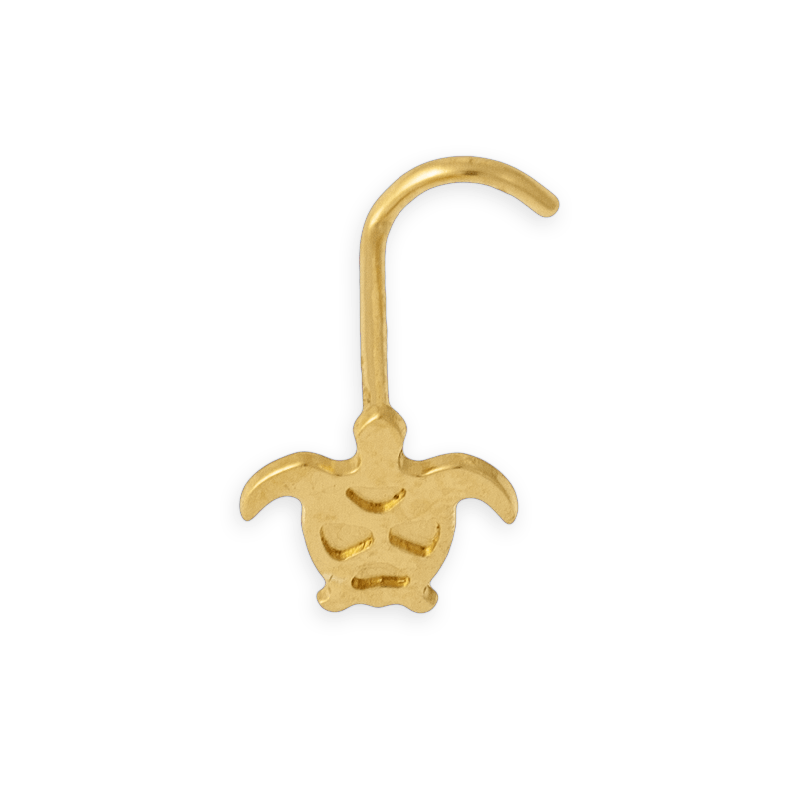 Piercing Or375 Nez Tortue