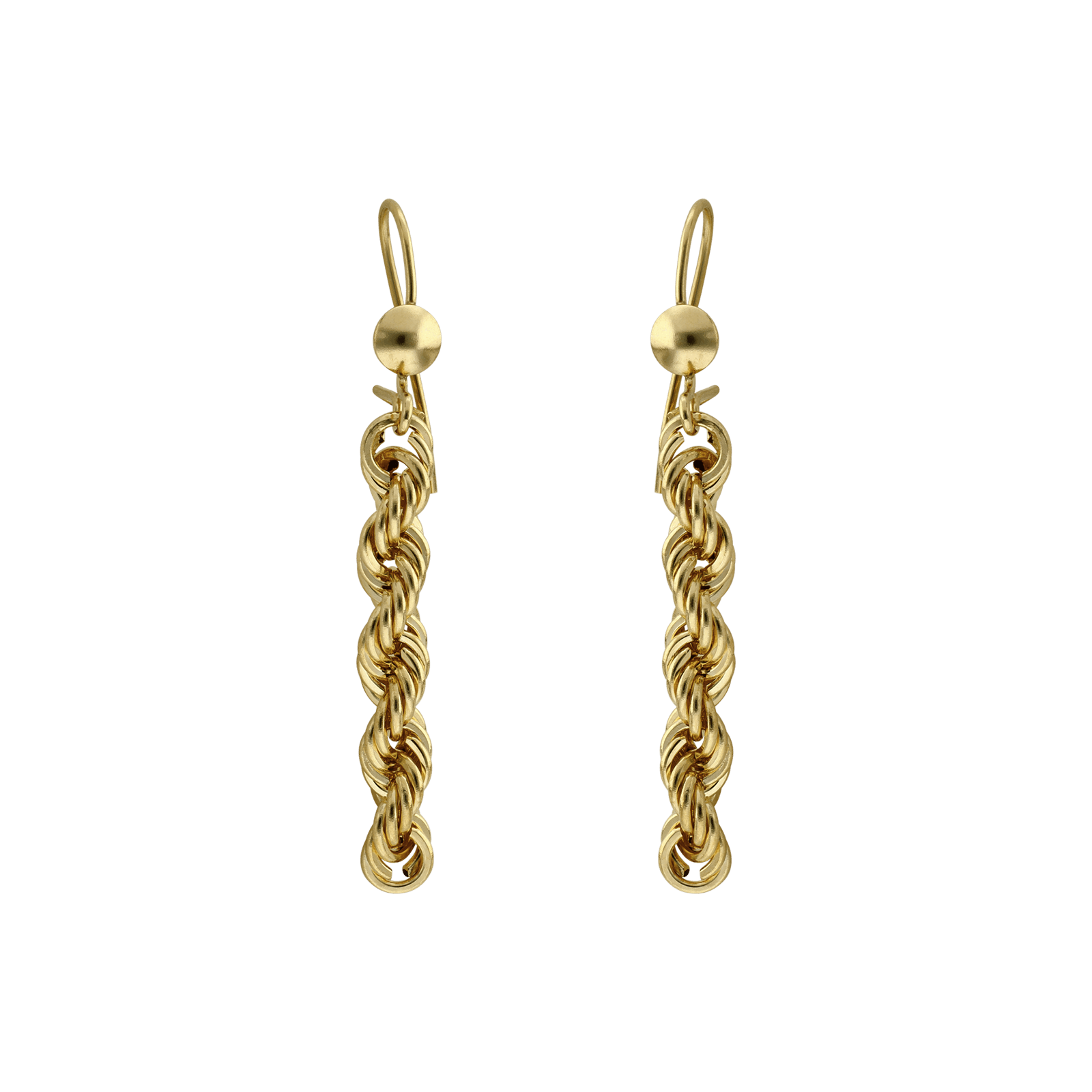 Boucles d'Oreilles crochet corde