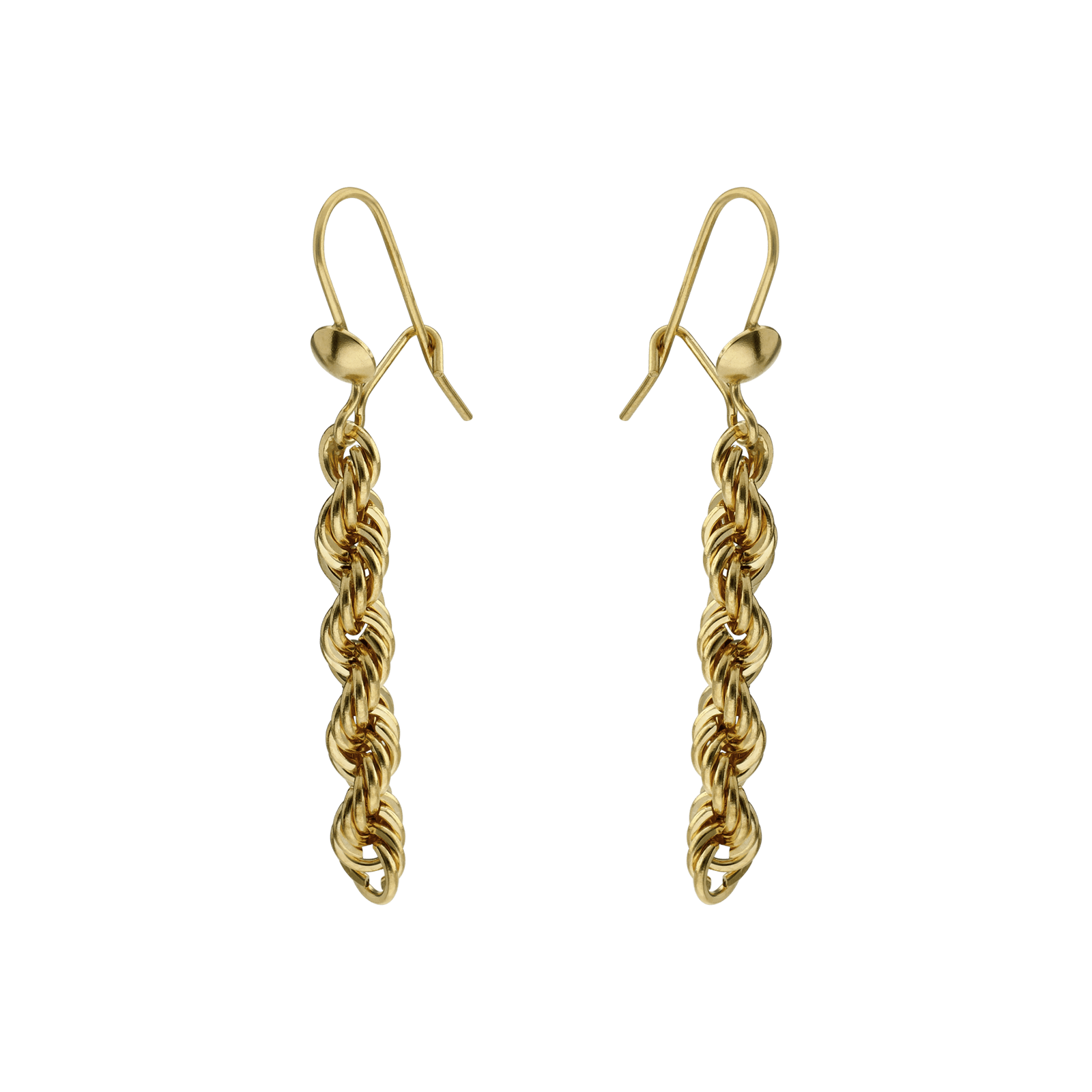 Boucles d'Oreilles crochet corde
