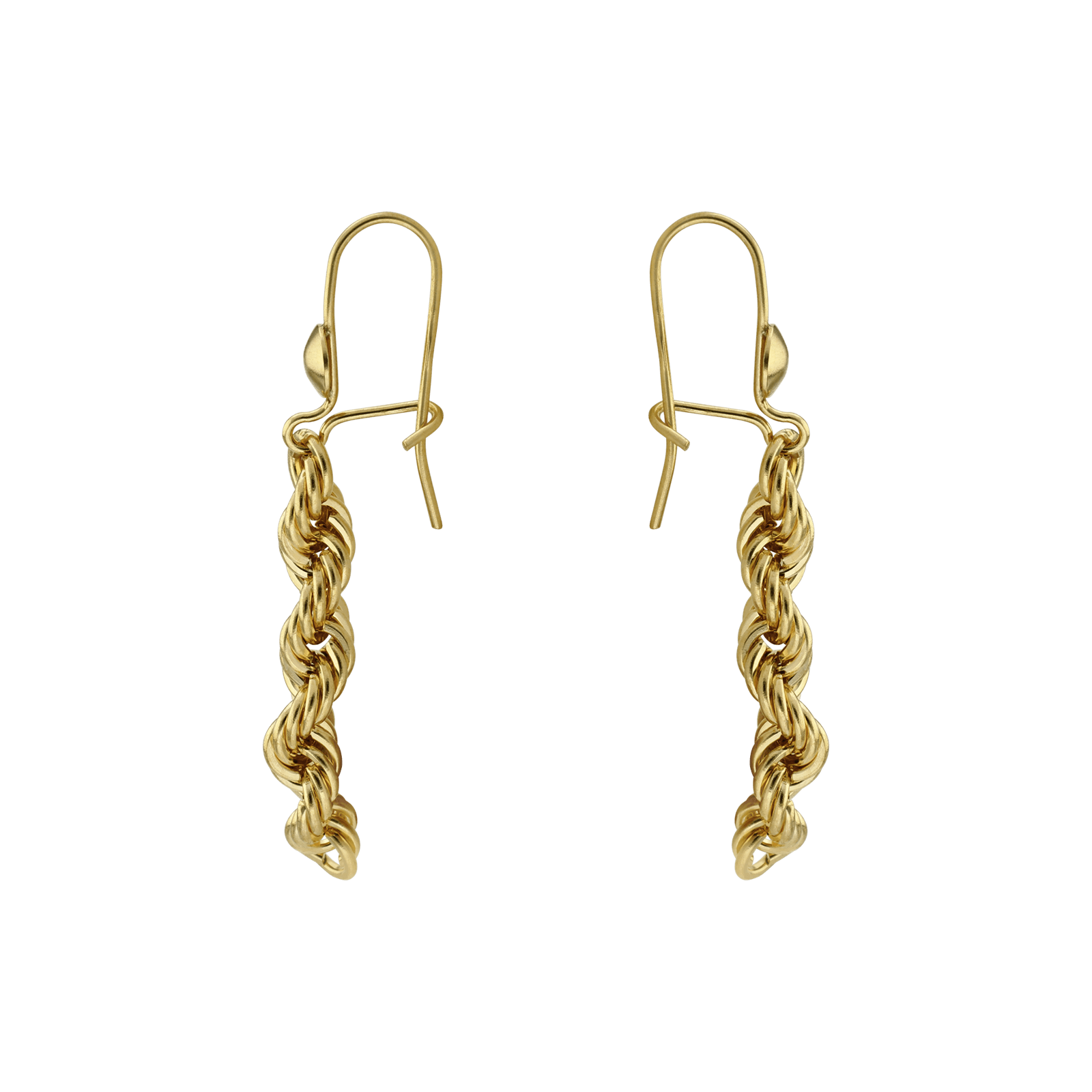 Boucles d'Oreilles crochet corde