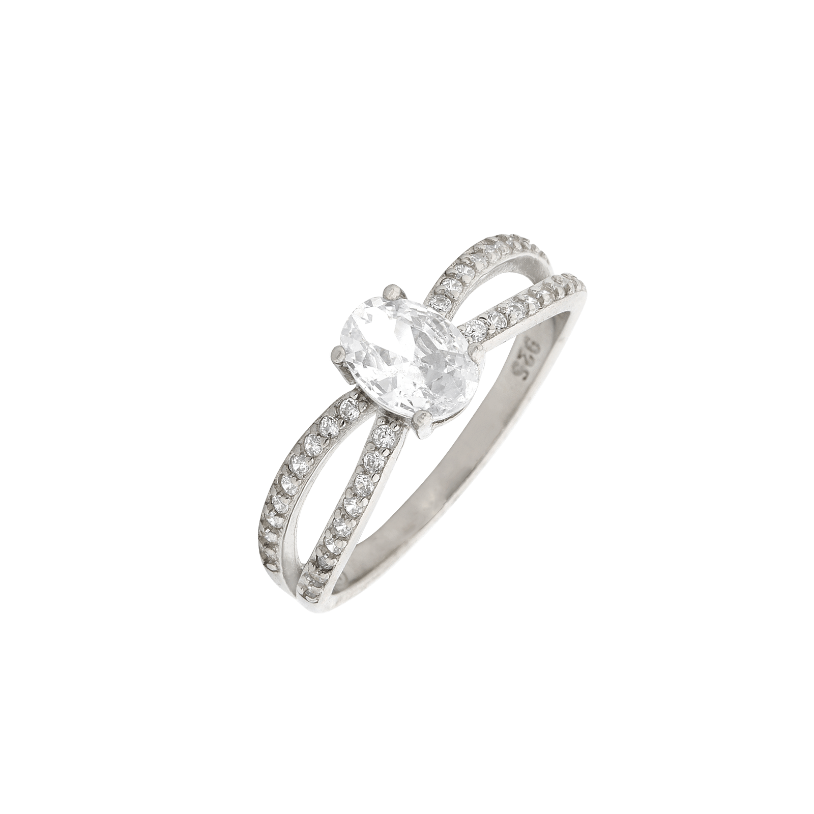 Bague Argent fantaisie Oxyde de Zirconium