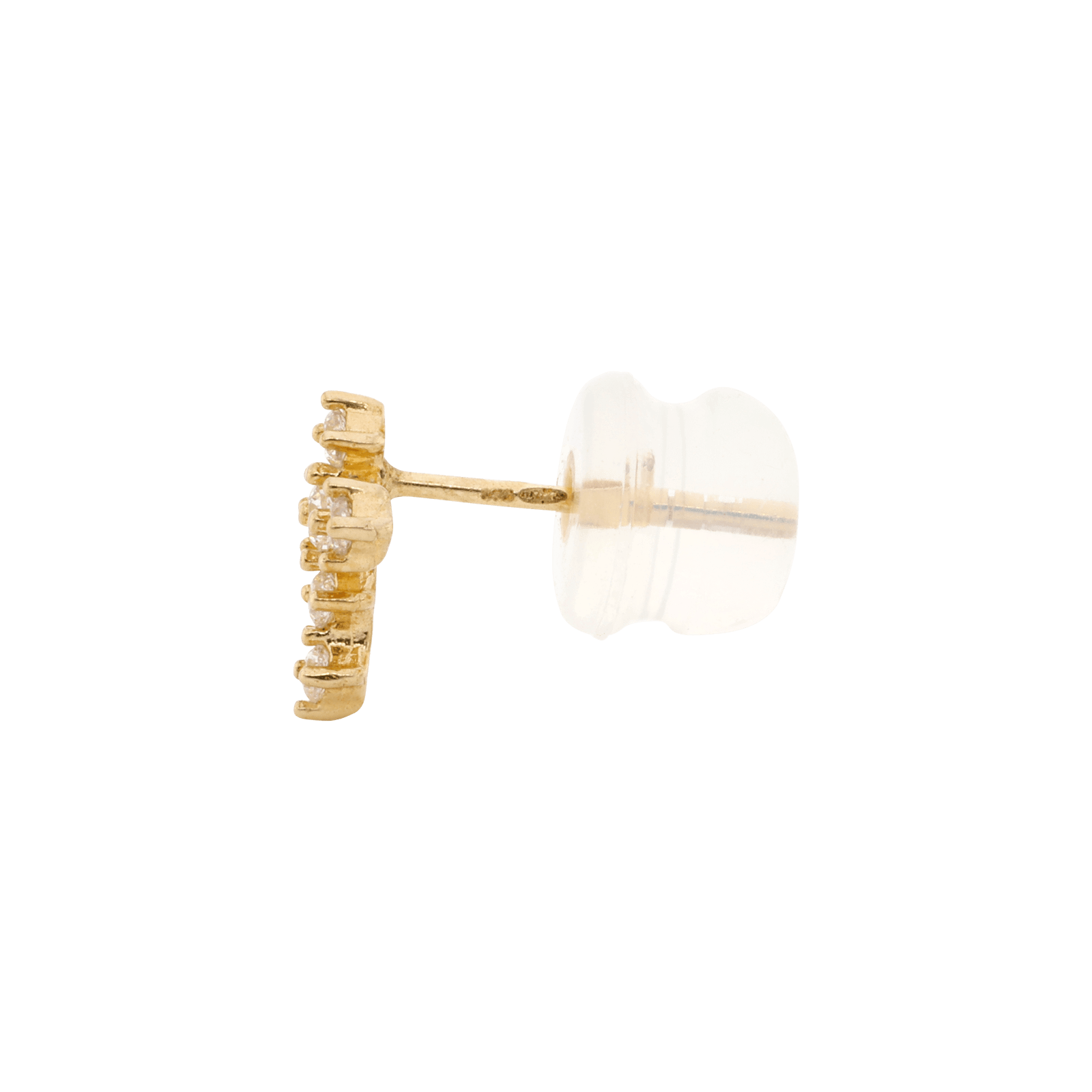 Boucles d'Oreilles puce Croix Oxyde de Zirconium