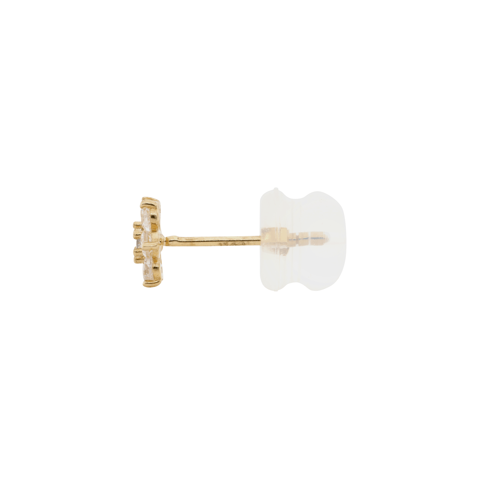 Boucles d'Oreilles fleur Oxyde de Zirconium