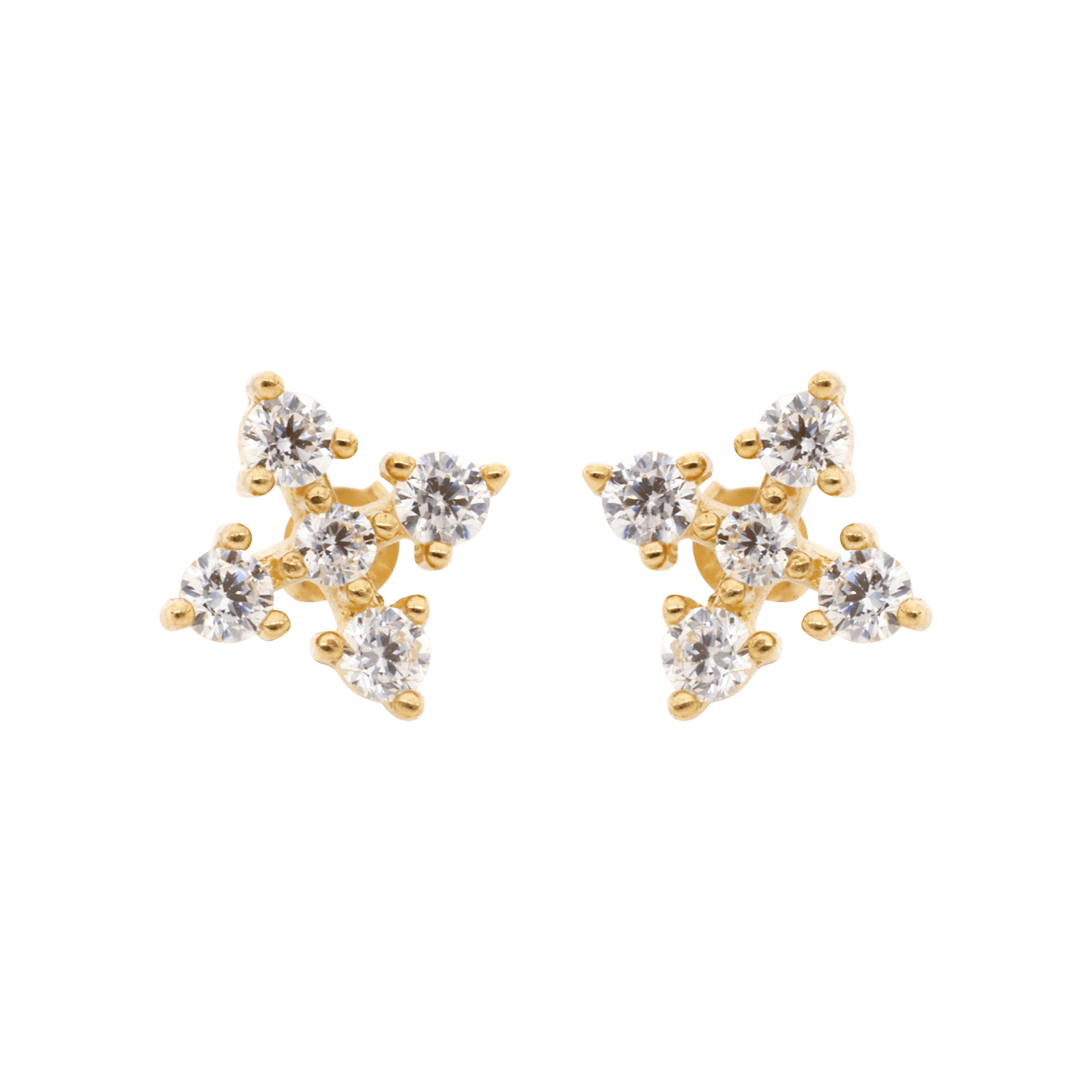 Mono boucle d'Oreille Boucles d'Oreilles puce 5 Oxyde de Zirconium