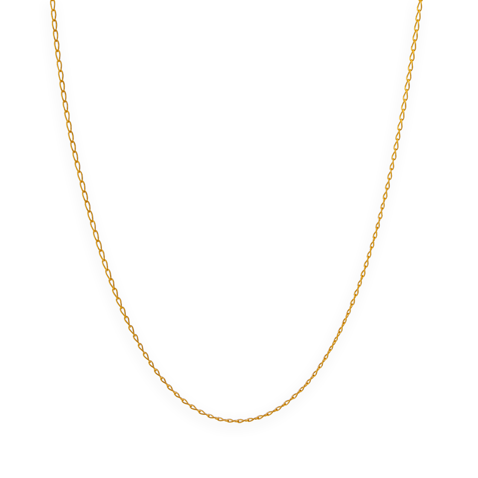 Collier chaîne or maille gourmette