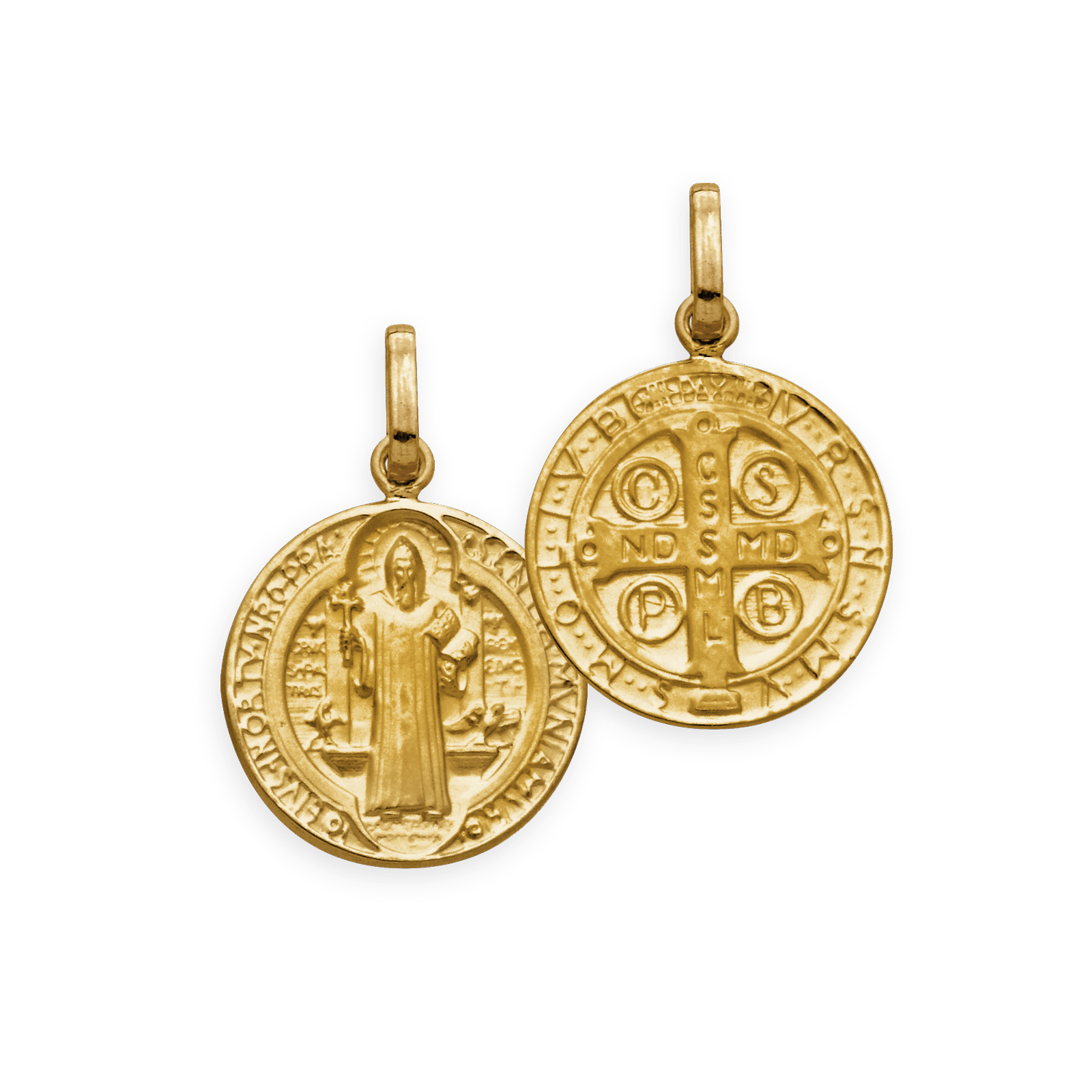 Médaille Or375 Saint Benoit avec bélière