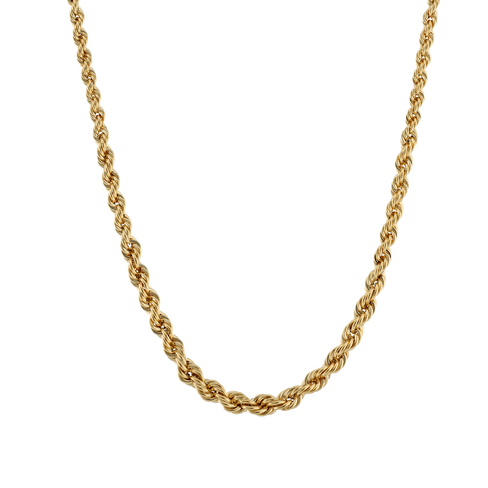 Collier chute corde 4.80 millimètres 45 centimètres