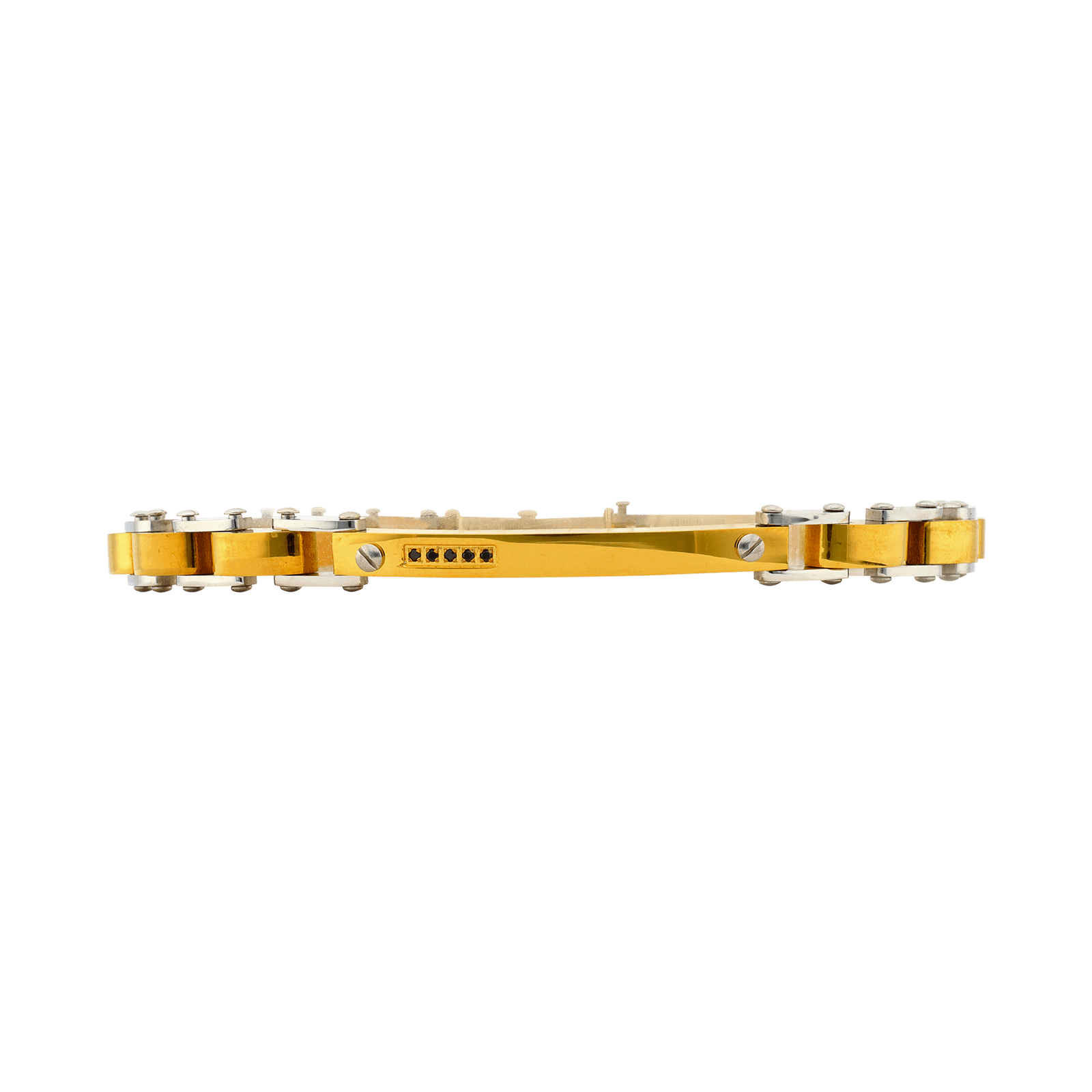 Bracelet Callas Acier doré 21cm