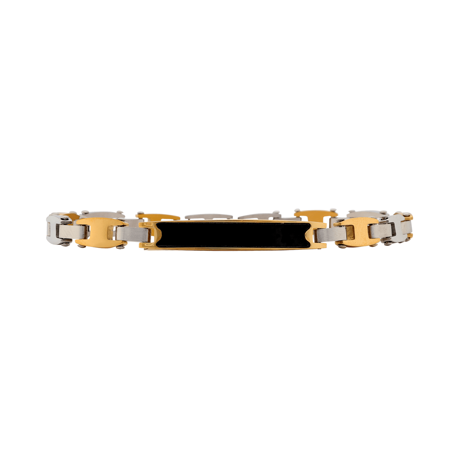 bracelet callas acier plaqué doré 21 mm