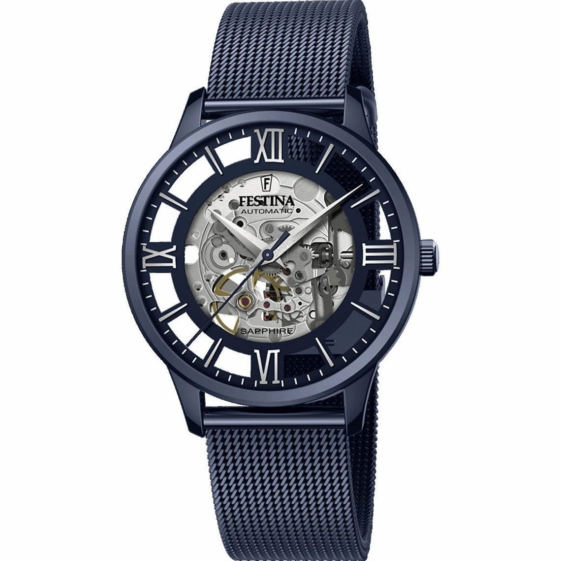 Montre Festina AUTOMATIQUE F20574-1 - Bracelet Acier Bleu