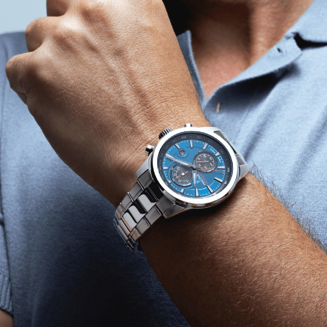 Montre Homme Festina Timeless Chronograph - F20694-5 Bracelet Acier Argenté